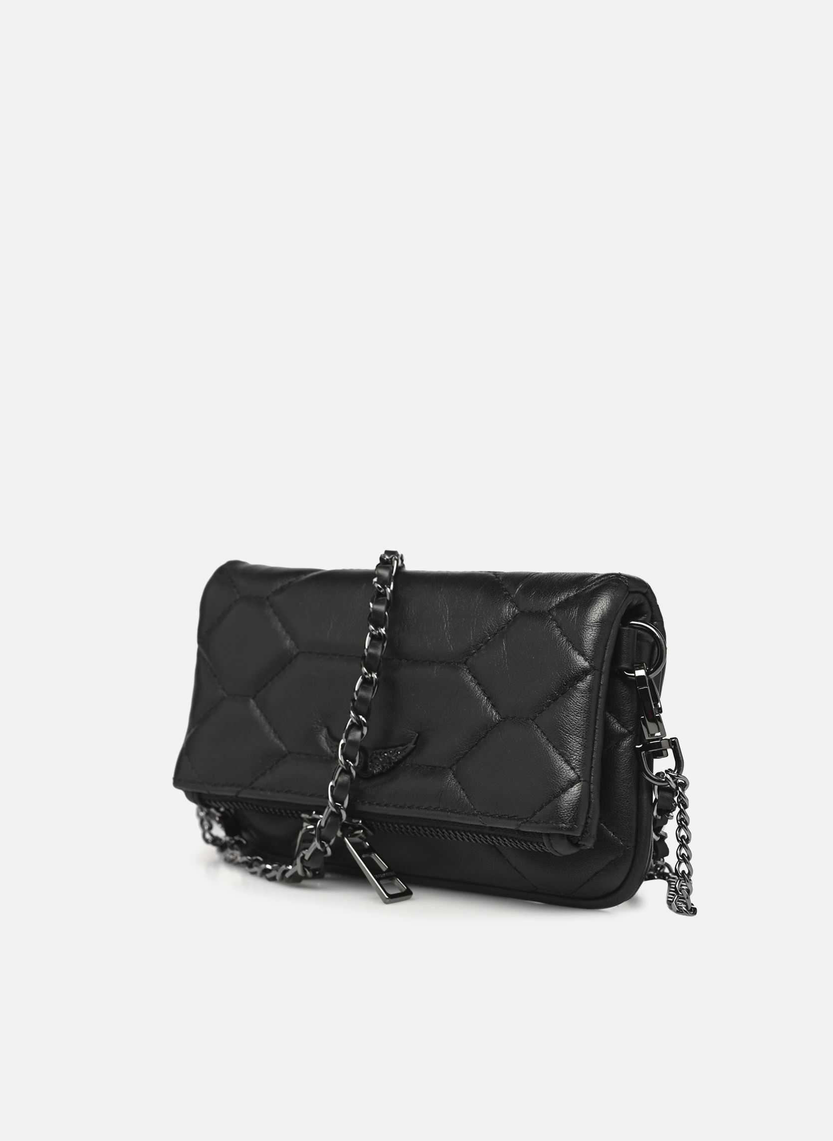 Schoudertassen Rock Nano Xl Mat Scale dames zwart Zadig & Voltaire Schoudertassen Rock Nano Xl Mat Scale dames zwart NOIR