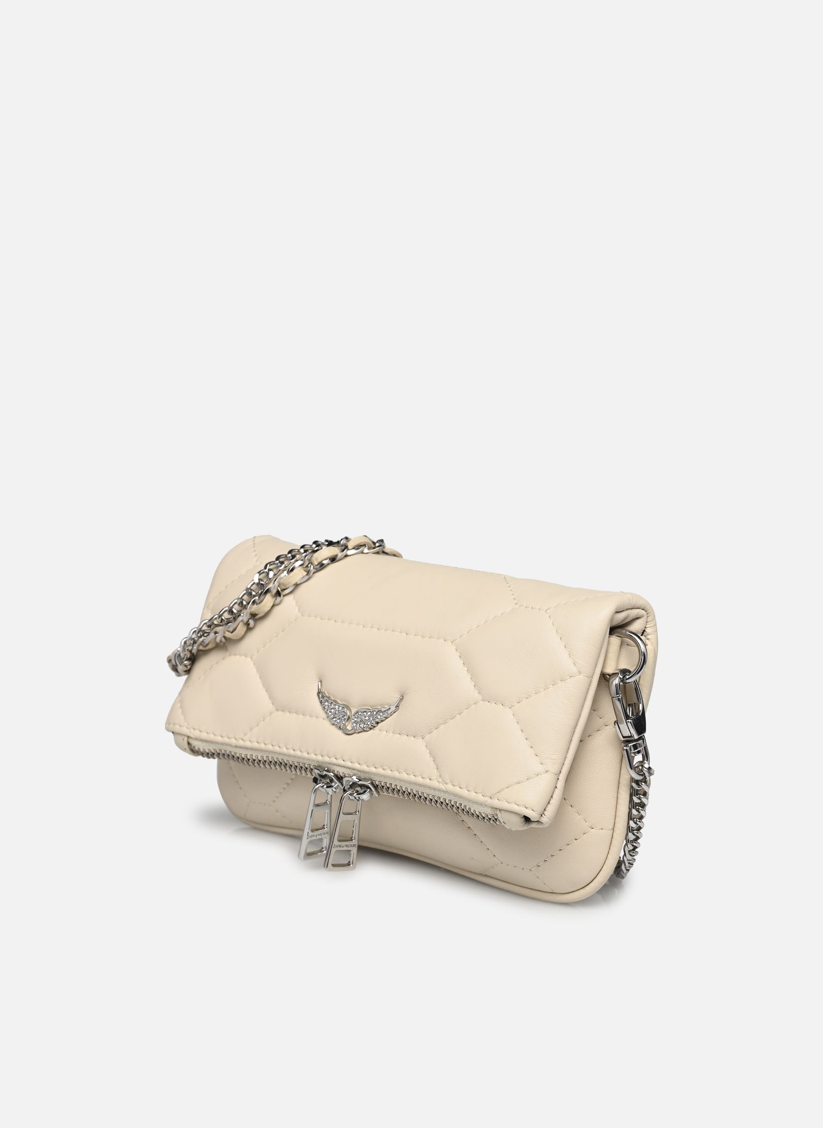 Schoudertassen Rock Nano Xl Mat Scale dames wit Zadig & Voltaire Schoudertassen Rock Nano Xl Mat Scale dames wit FLASH