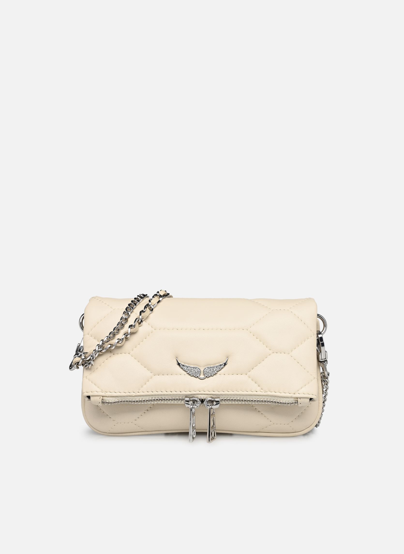 Schoudertassen Rock Nano Xl Mat Scale dames wit Zadig & Voltaire Schoudertassen Rock Nano Xl Mat Scale dames wit FLASH