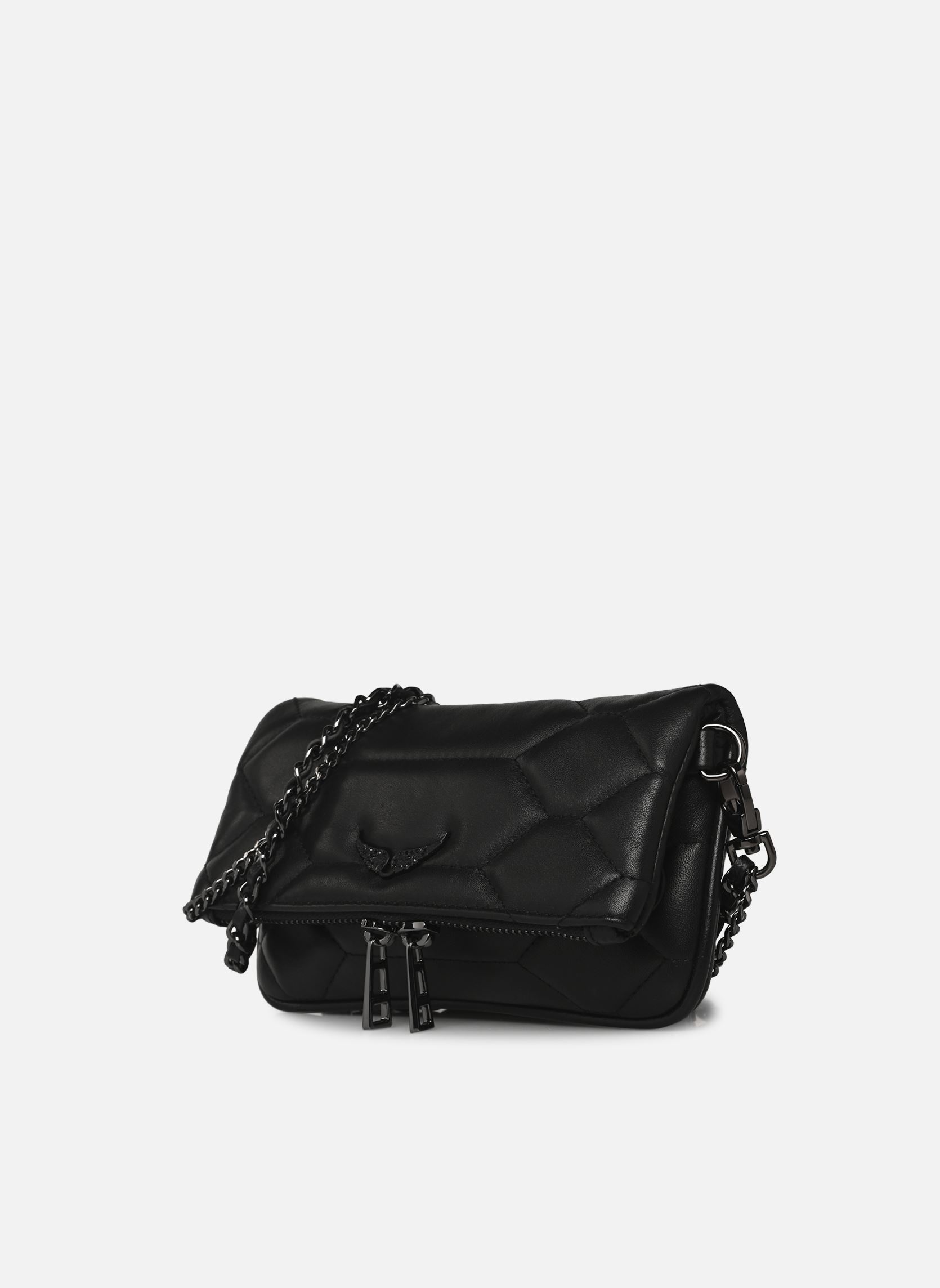 Bandolera Rock Nano Xl Mat Scale mujer negro Zadig & Voltaire Bandolera Rock Nano Xl Mat Scale mujer negro BLACK