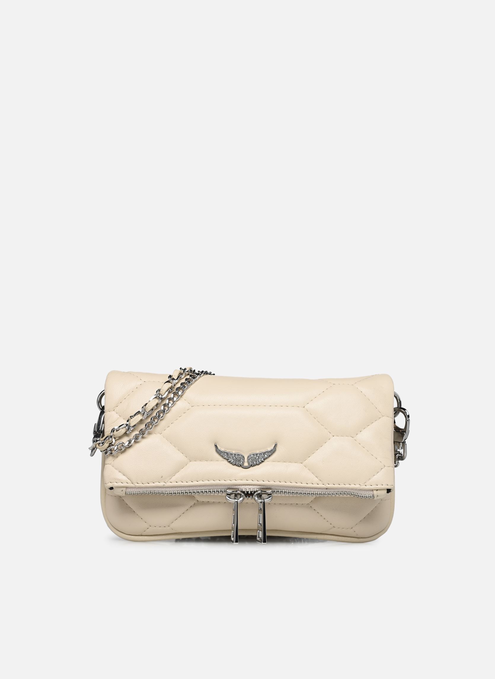 Schoudertassen Rock Nano Xl Mat Scale dames wit Zadig & Voltaire Schoudertassen Rock Nano Xl Mat Scale dames wit FLASH NEW