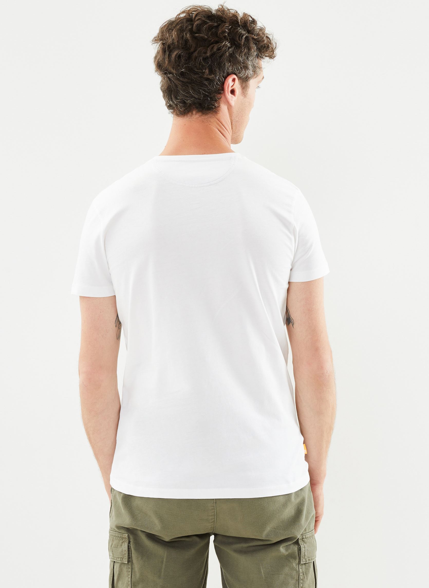 Tee-shirts SS Dunstan River Jersey V Neck Tee Slim homme blanc Timberland Tee-shirts SS Dunstan River Jersey V Neck Tee Slim homme blanc 100 WHITE