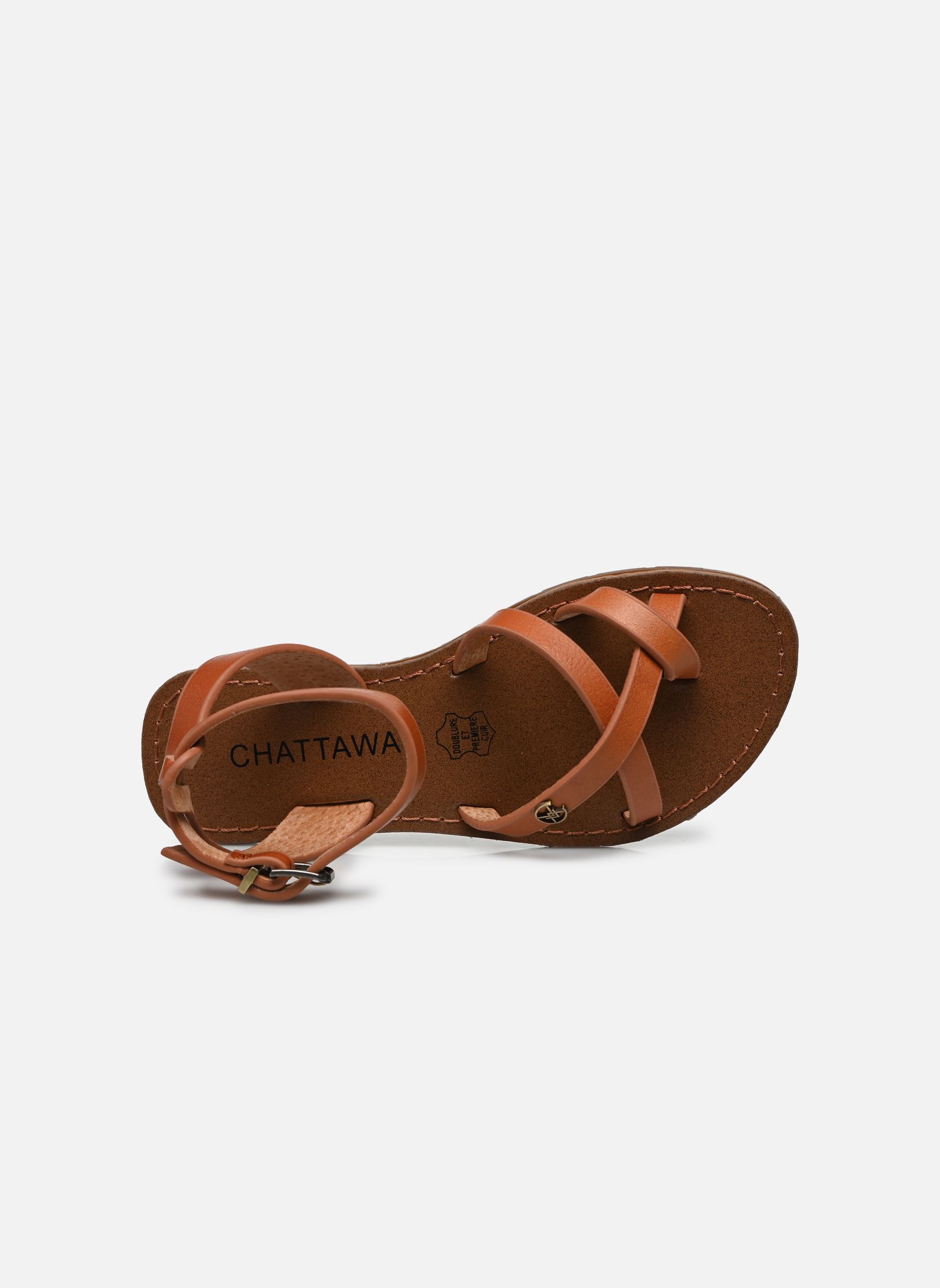 Sandalen PERLA K mädchen braun Chattawak Sandalen PERLA K mädchen braun Tan