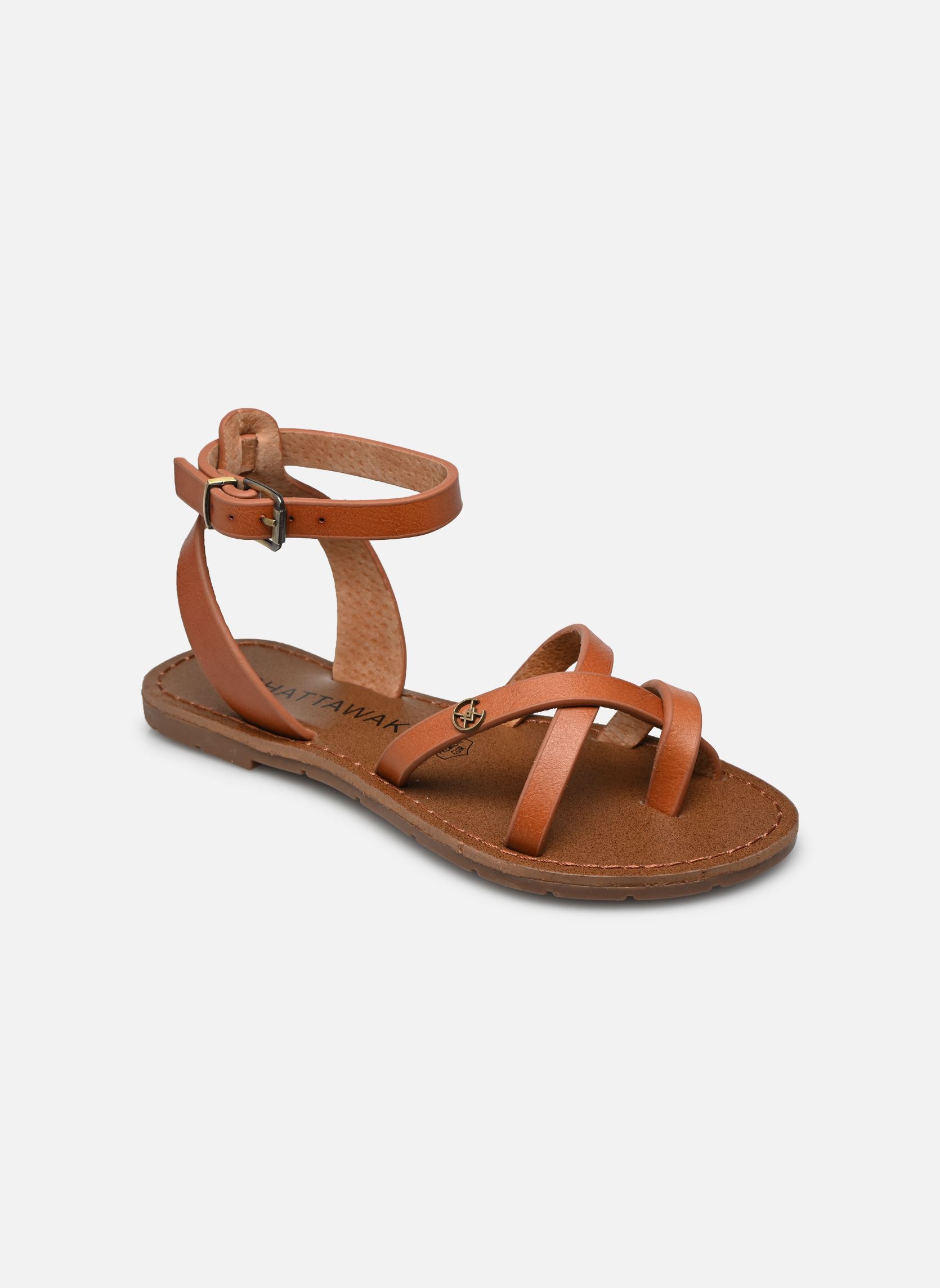 Sandalen PERLA K mädchen braun Chattawak Sandalen PERLA K mädchen braun Tan