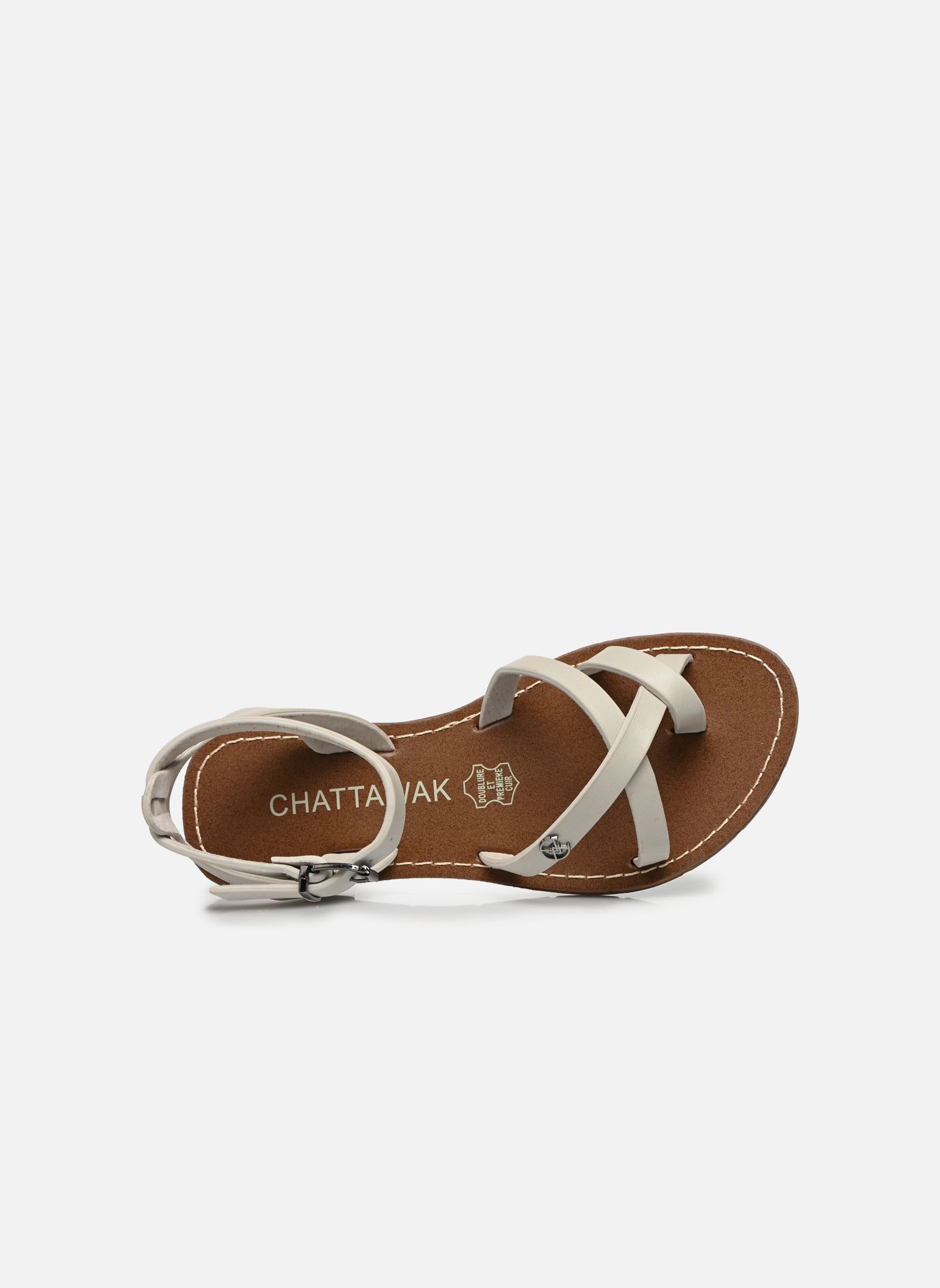 Sandali PERLA K bambina bianco Chattawak Sandali PERLA K bambina bianco ivoire