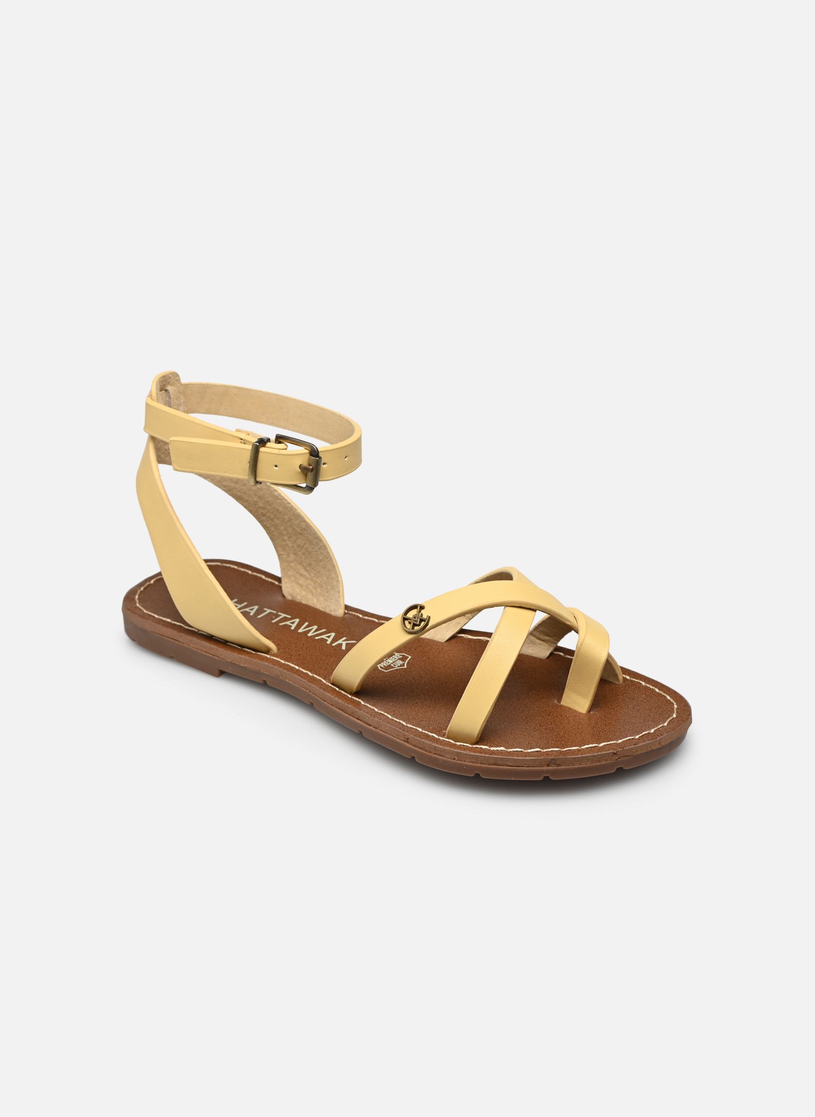 Sandali PERLA K bambina giallo Chattawak Sandali PERLA K bambina giallo Butter