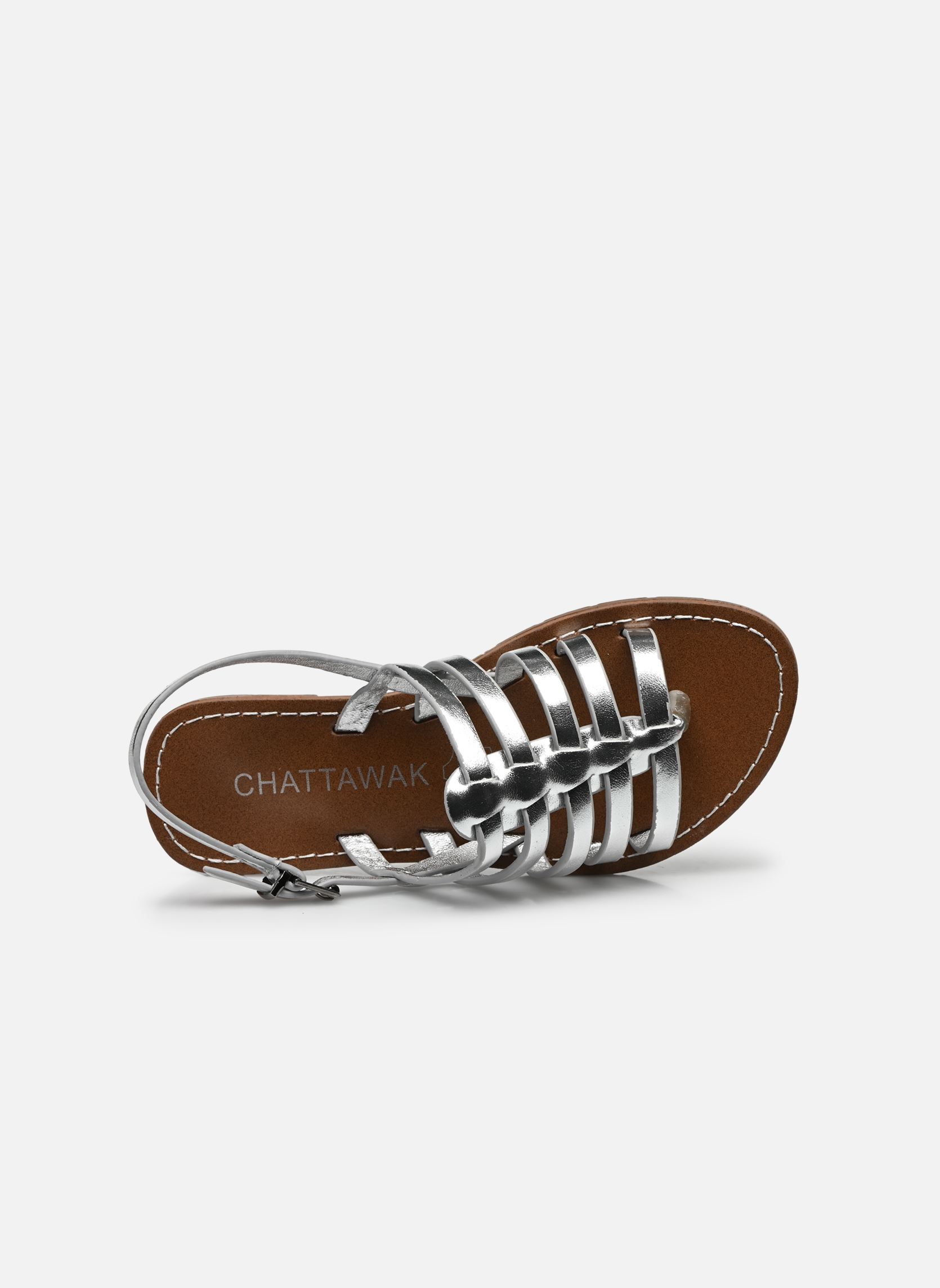 Sandalen SHIRLEY K mädchen silber Chattawak Sandalen SHIRLEY K mädchen silber Argent
