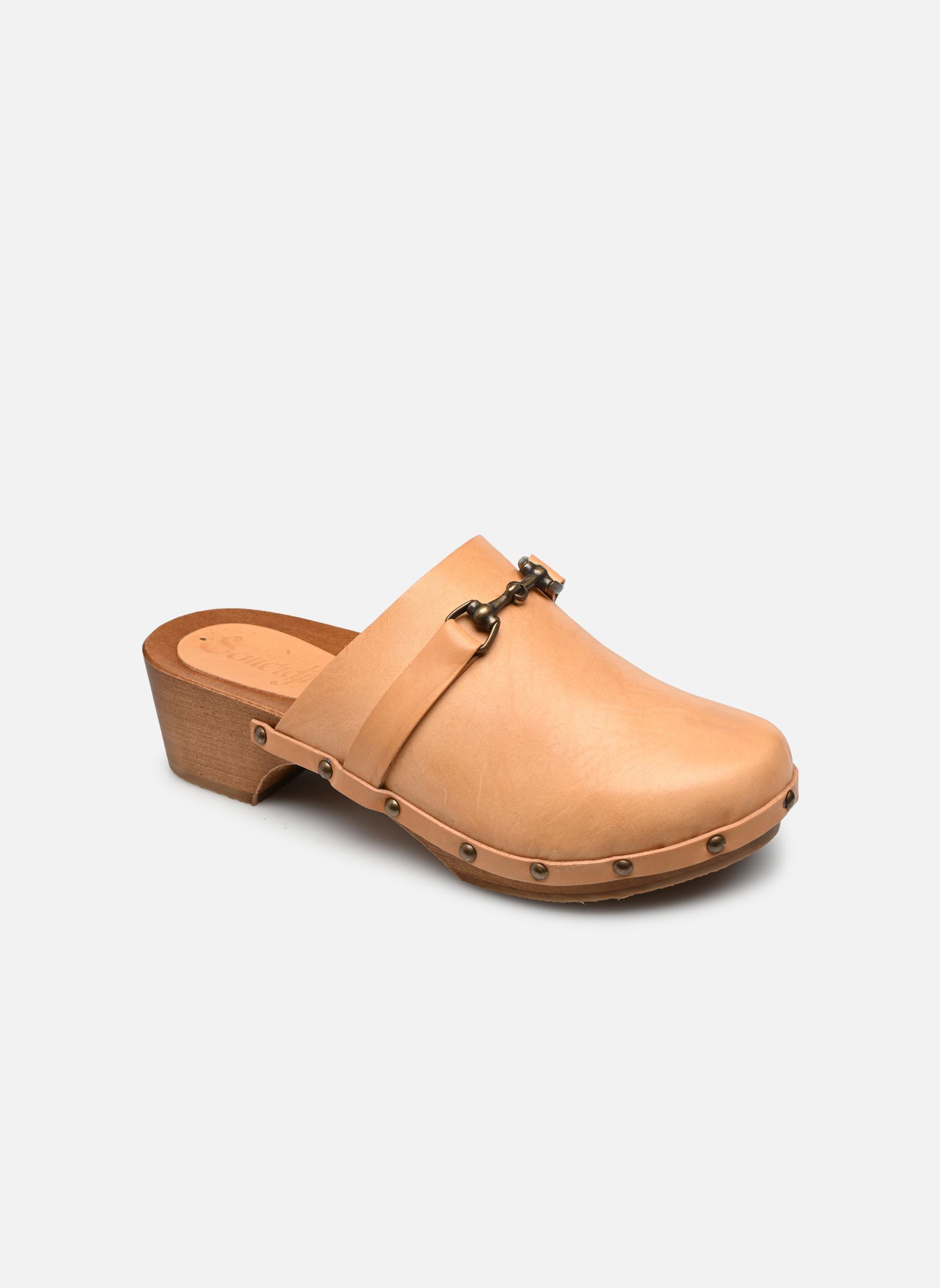 Mules ZUCCA femme marron Semerdjian Mules ZUCCA femme marron VACCHETTA NATURALE