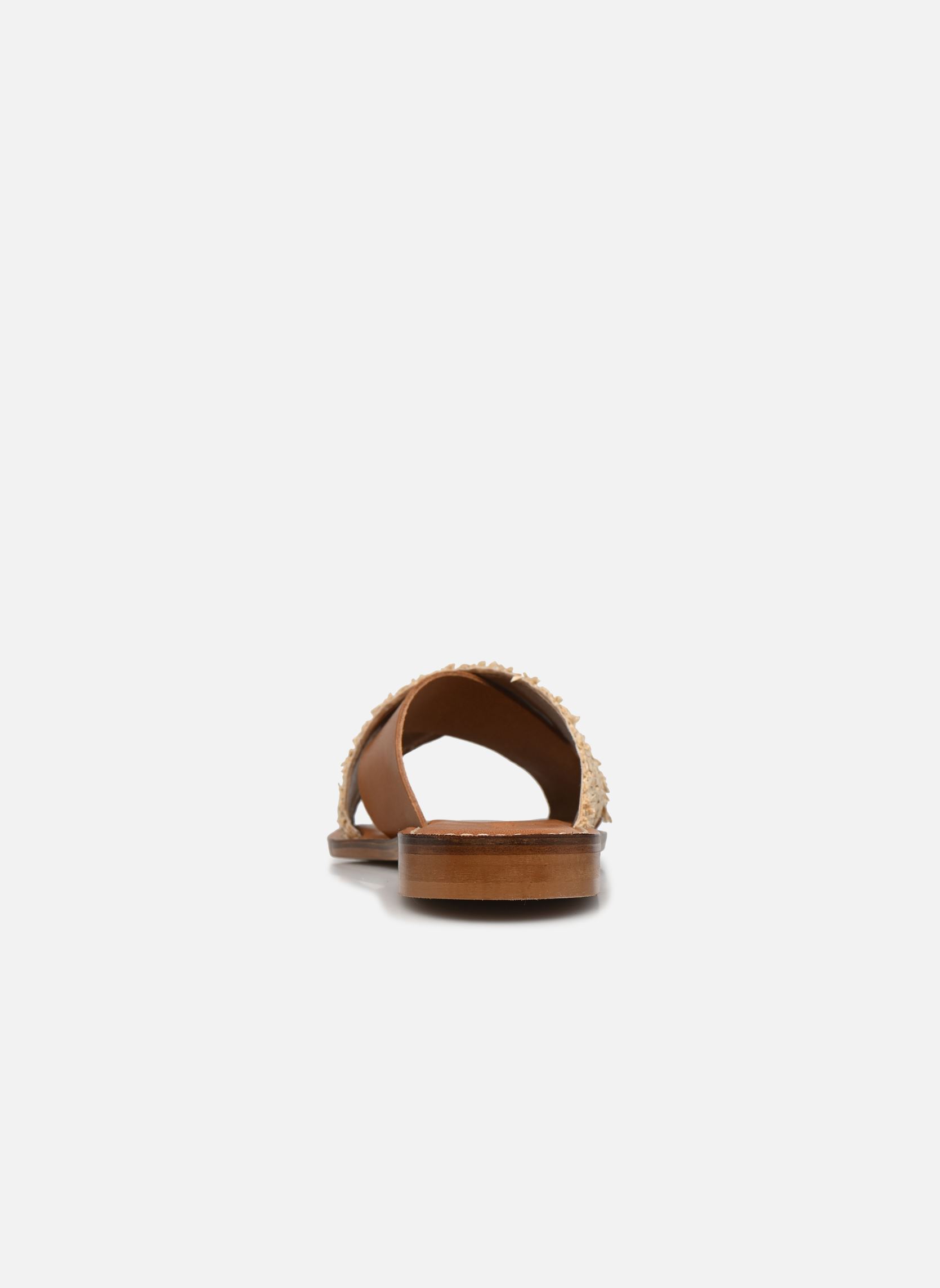 Muilen AVENA dames bruin Semerdjian Muilen AVENA dames bruin RAFFIA VACHETTA CUOIO