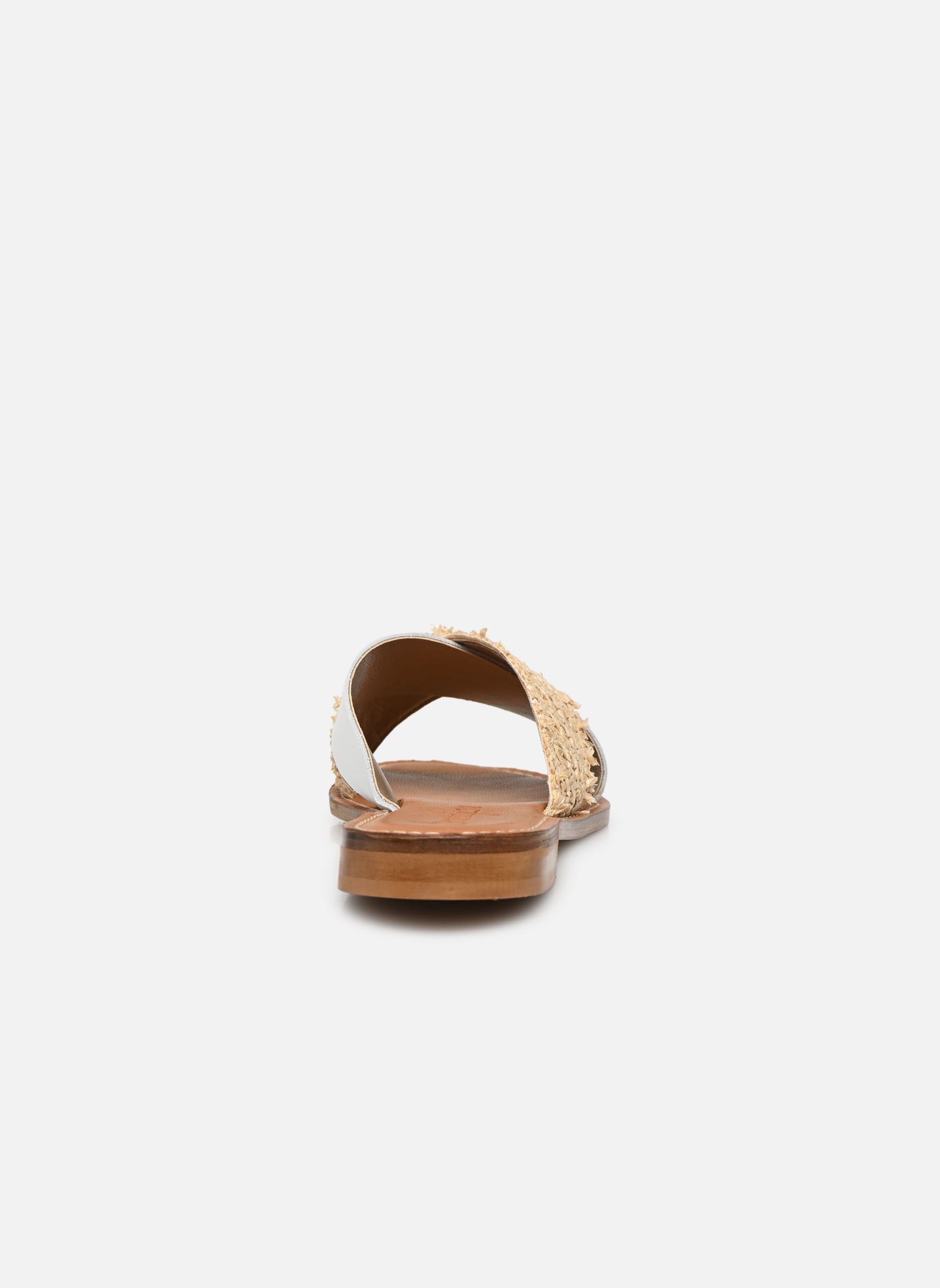 Mules AVENA femme blanc Semerdjian Mules AVENA femme blanc RAFFIA VACCHETTA BIANCO