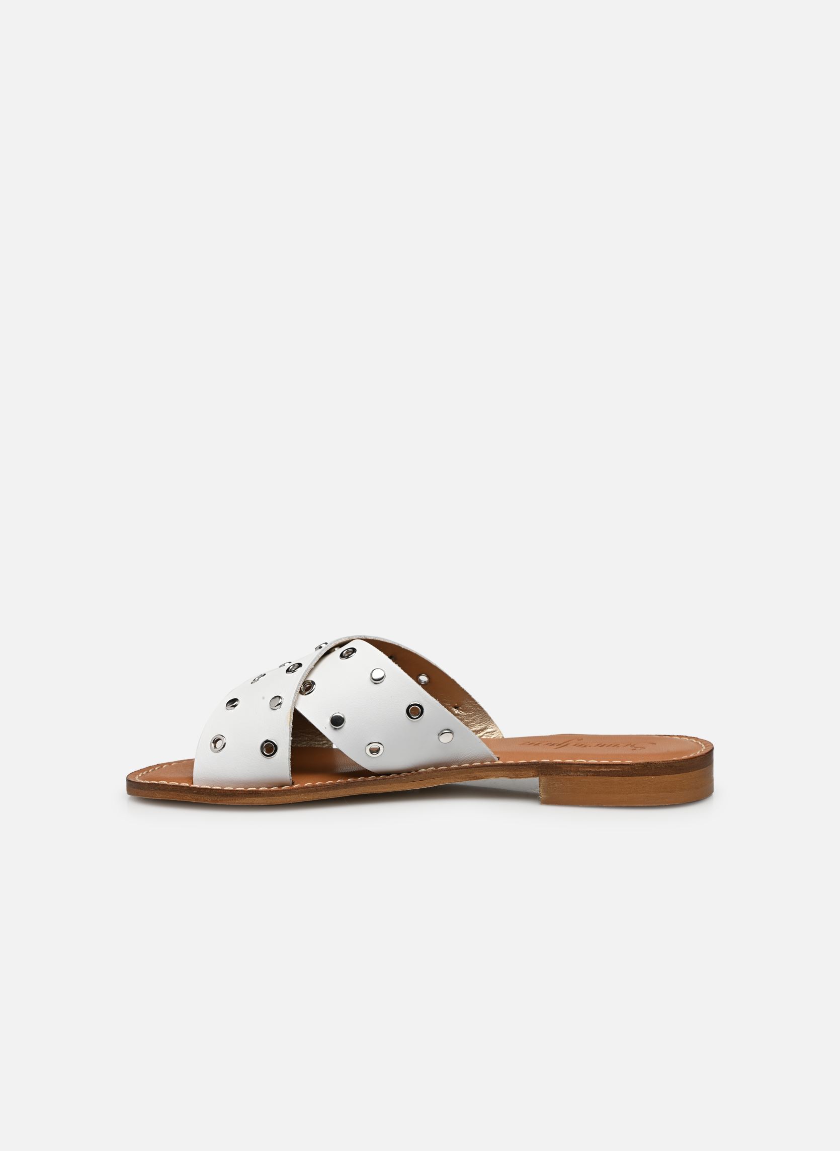 Mules ANICE femme blanc Semerdjian Mules ANICE femme blanc VACCHETTA BIANCO