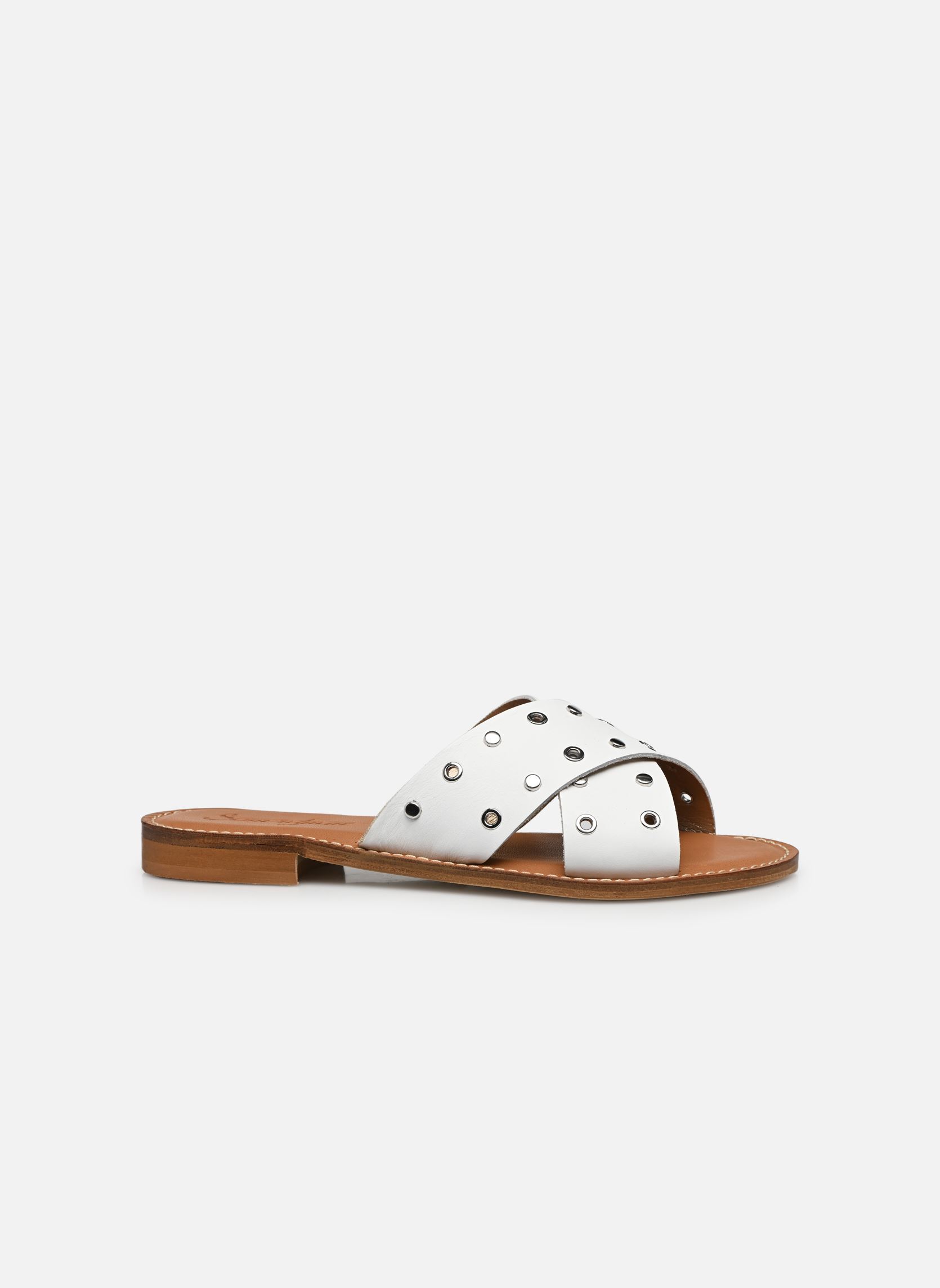 Mules ANICE femme blanc Semerdjian Mules ANICE femme blanc VACCHETTA BIANCO