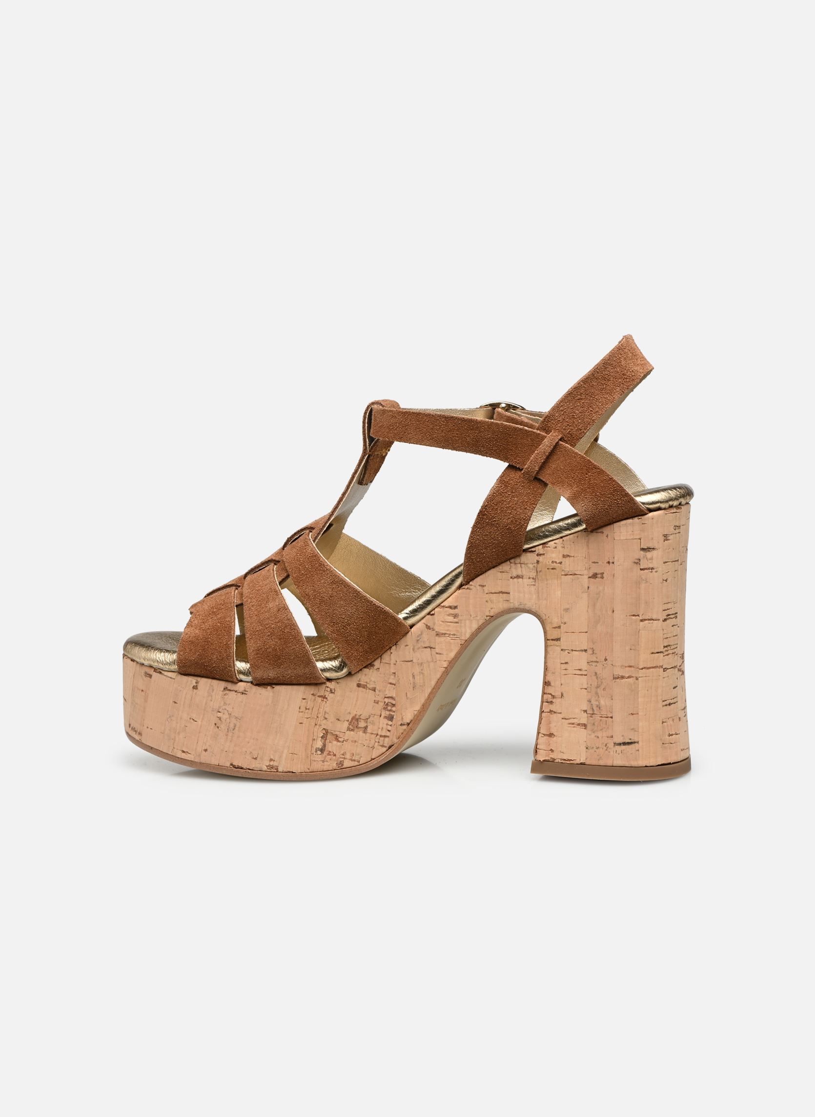 Sandali GENZIANA donna marrone Semerdjian Sandali GENZIANA donna marrone CROSTA CASTAGNA