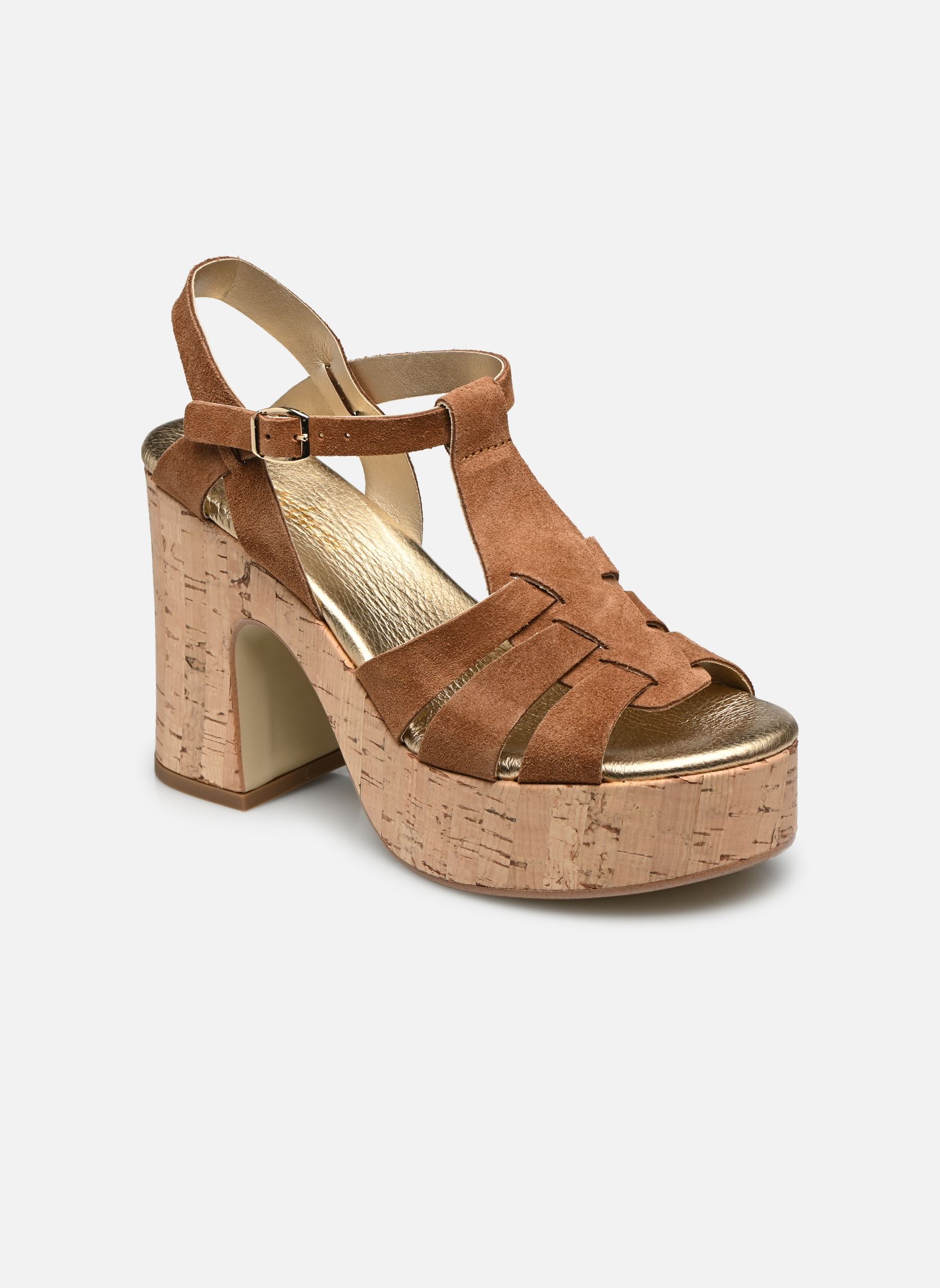 Sandali GENZIANA donna marrone Semerdjian Sandali GENZIANA donna marrone CROSTA CASTAGNA