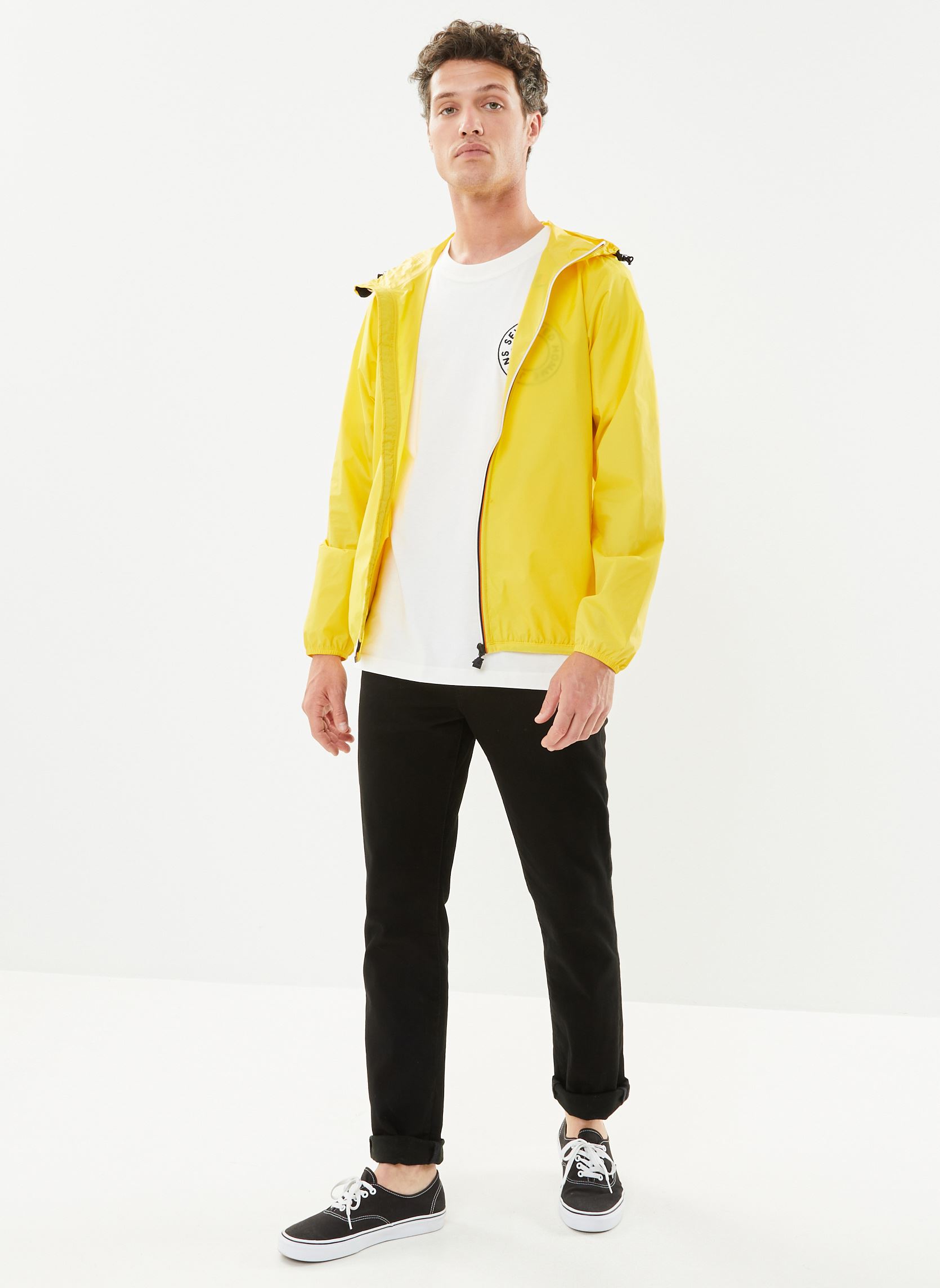 Vestes imperméables Le Vrai 3.0 Claude M - Unisexe homme jaune K-Way Vestes imperméables Le Vrai 3.0 Claude M - Unisexe homme jaune T05 YELLOW DK
