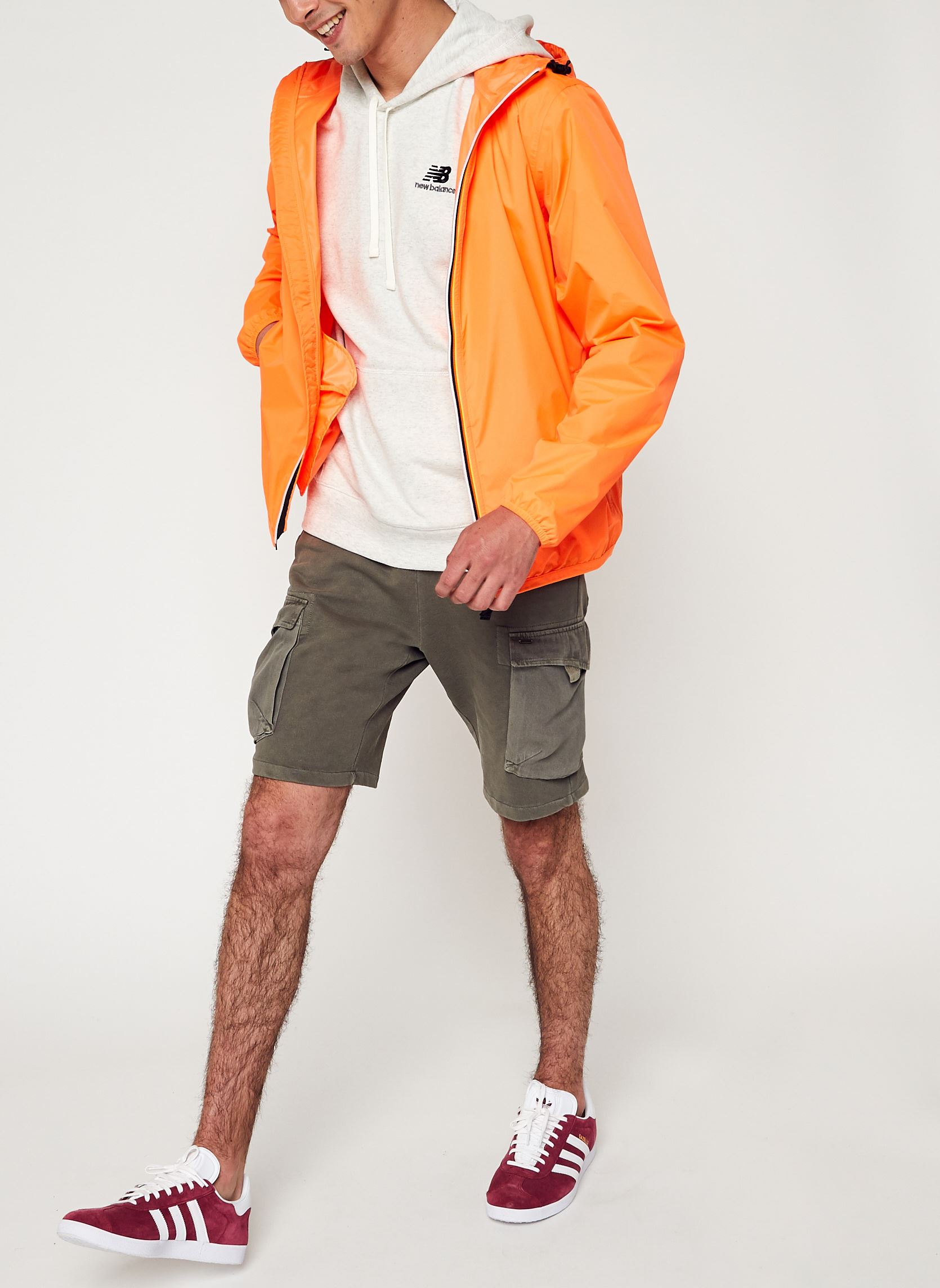 Wasserdichte Jacken Le Vrai 3.0 Claude M - Unisexe herren orange K-Way Wasserdichte Jacken Le Vrai 3.0 Claude M - Unisexe herren orange WCS ORANGE LT