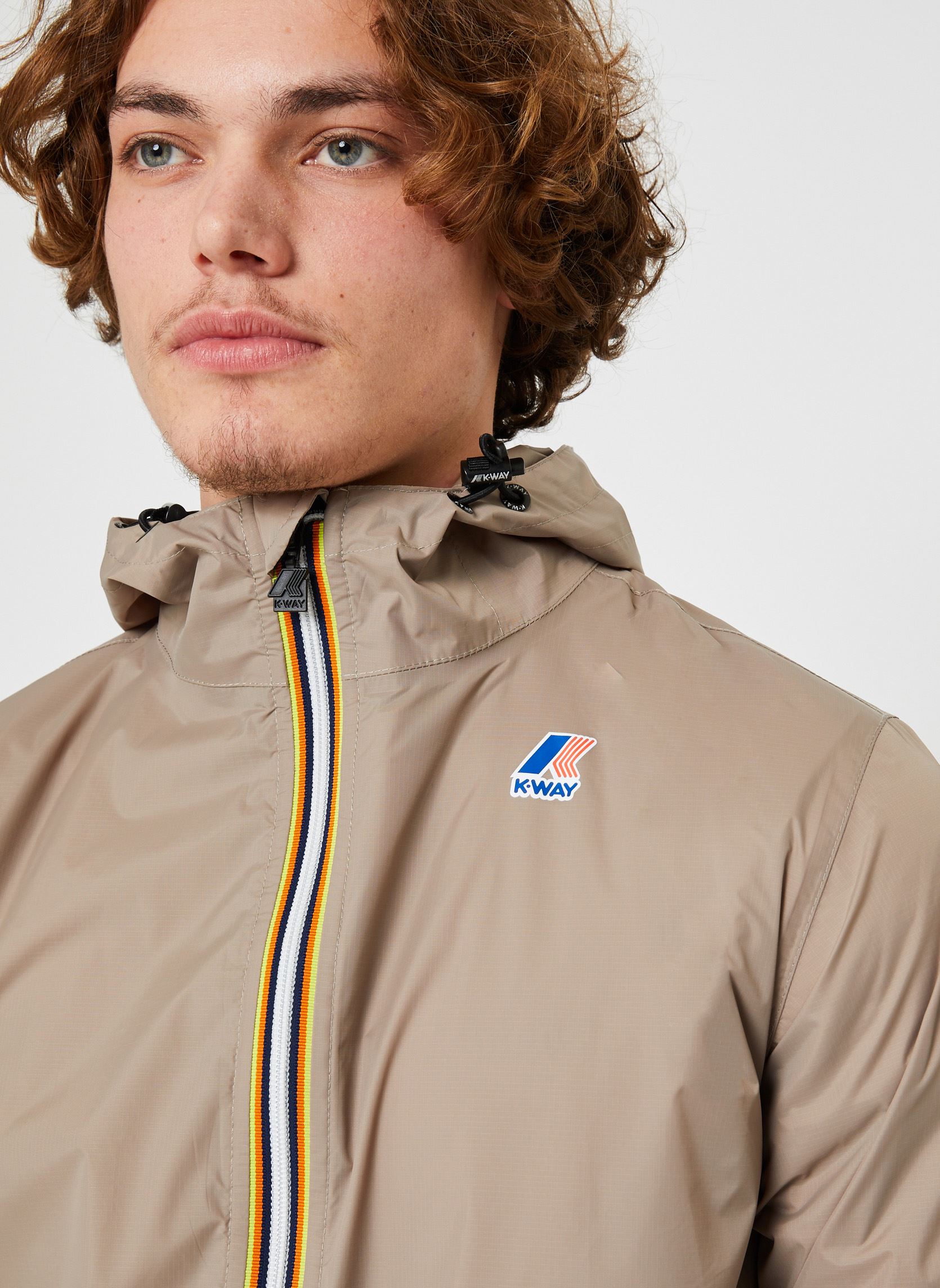Chaquetas impermeables Le Vrai 3.0 Claude M - Unisexe hombre beige K-Way Chaquetas impermeables Le Vrai 3.0 Claude M - Unisexe hombre beige BEIGE TAUPE