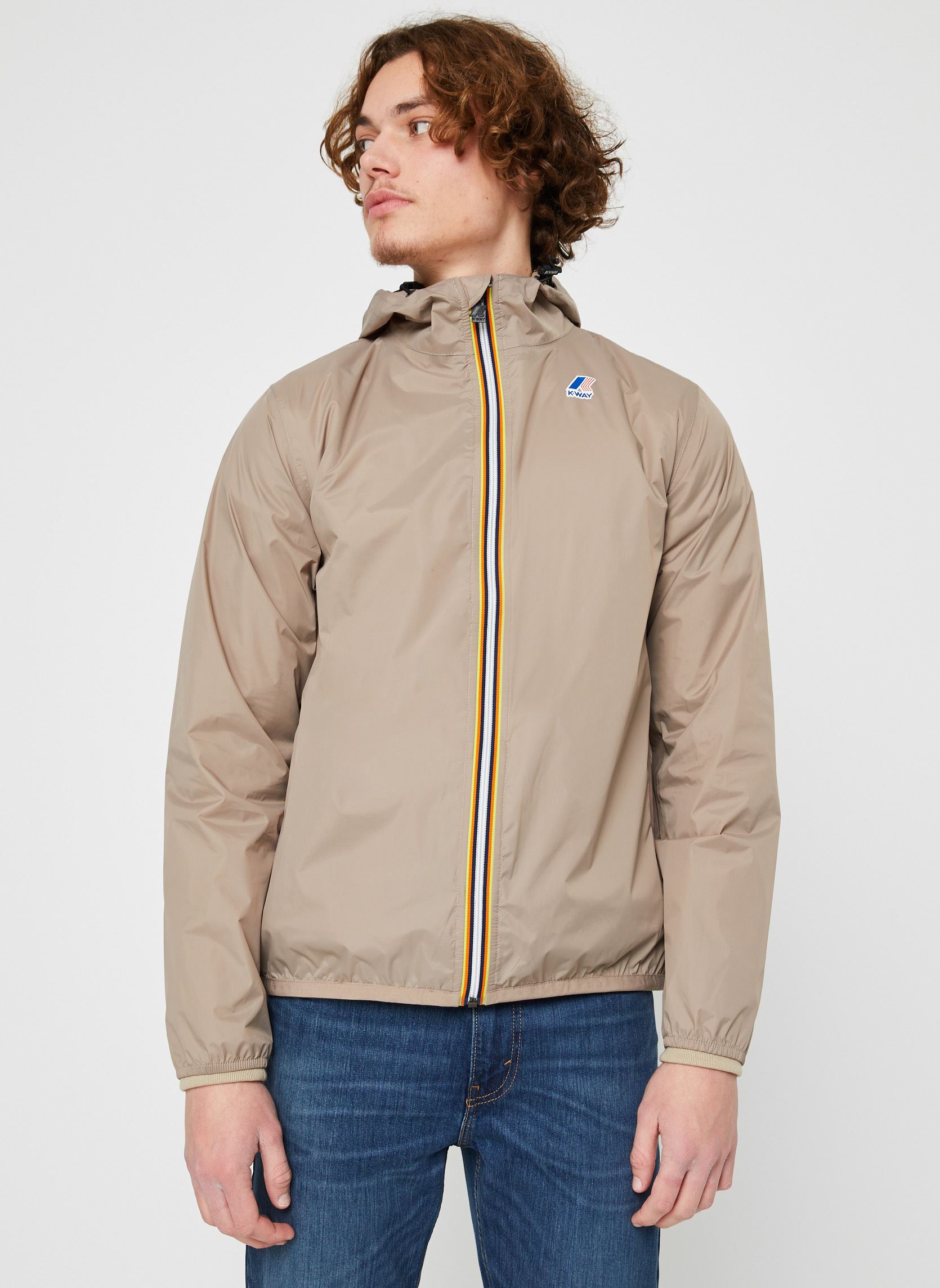 Chaquetas impermeables Le Vrai 3.0 Claude M - Unisexe hombre beige K-Way Chaquetas impermeables Le Vrai 3.0 Claude M - Unisexe hombre beige BEIGE TAUPE