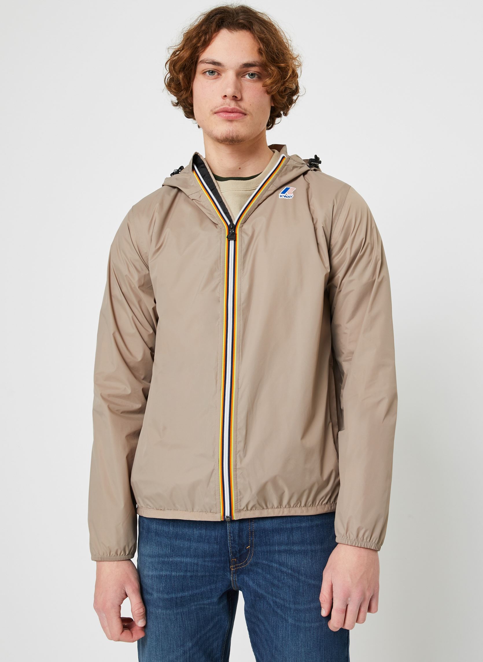 Chaquetas impermeables Le Vrai 3.0 Claude M - Unisexe hombre beige K-Way Chaquetas impermeables Le Vrai 3.0 Claude M - Unisexe hombre beige BEIGE TAUPE