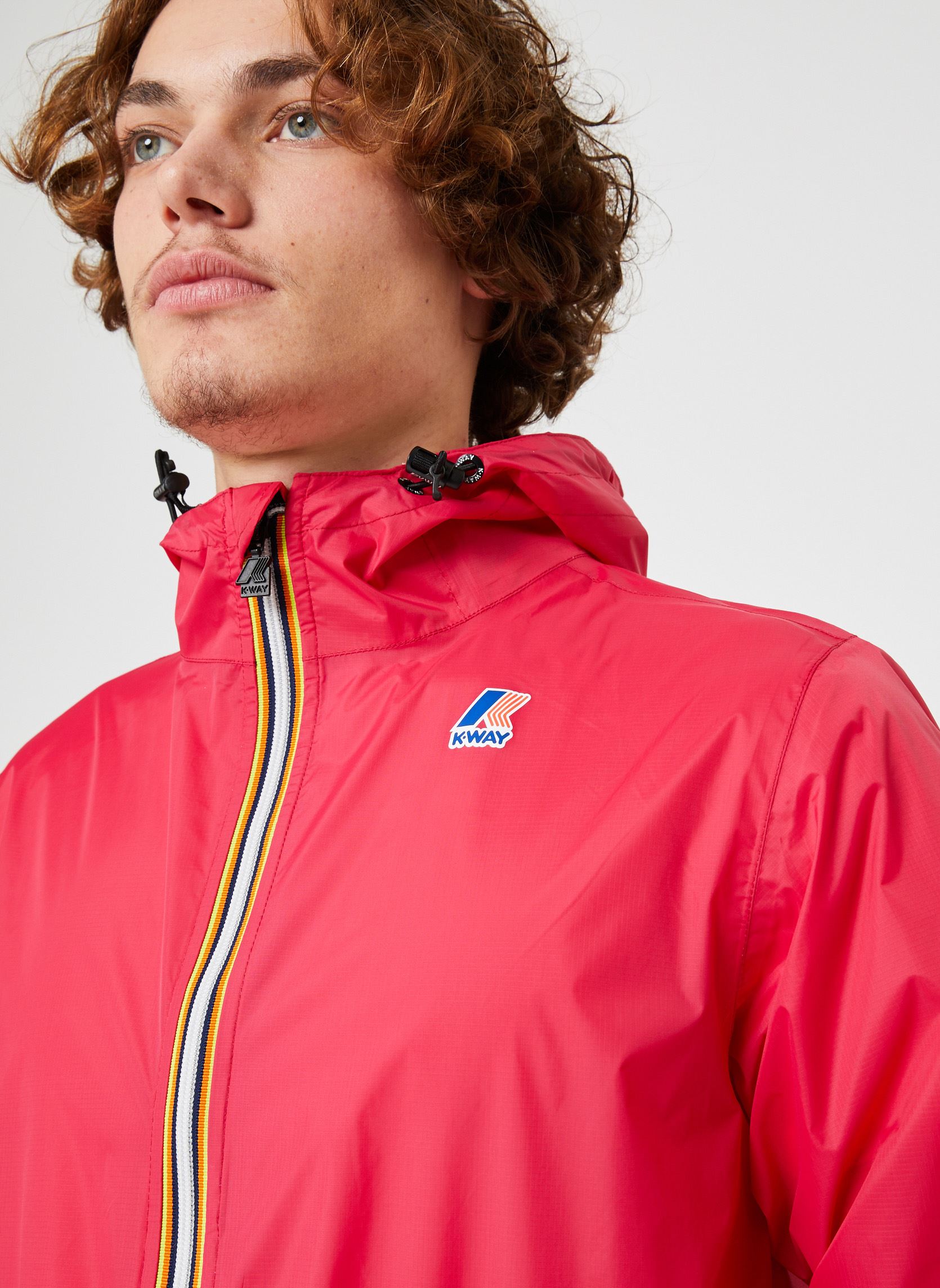 Veste K-Way Vintage Homme - Bleu - Taille 2XL - Coupe-vent Imperméable - Années 90