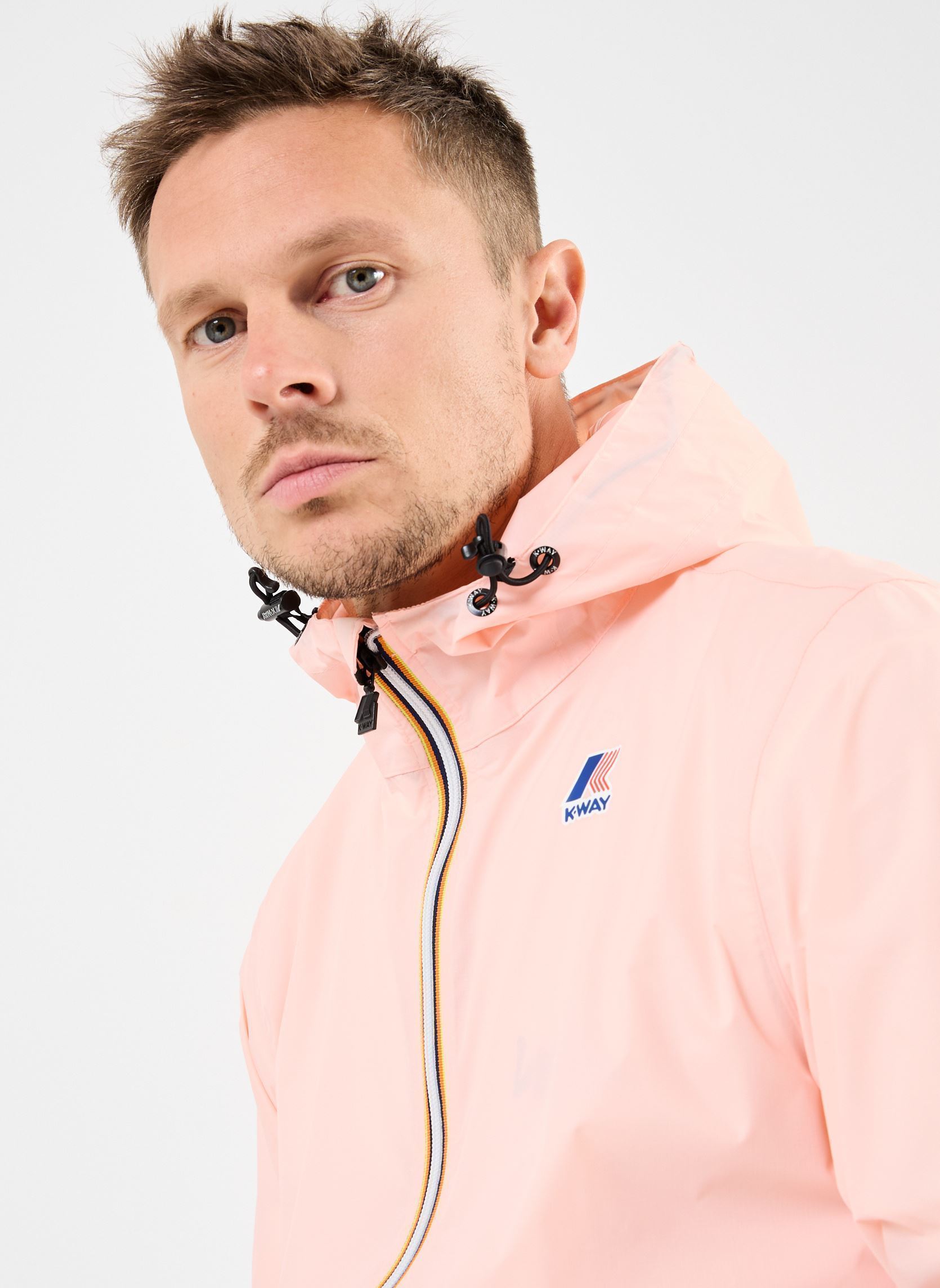 Wasserdichte Jacken Le Vrai 3.0 Claude M - Unisexe herren rosa K-Way Wasserdichte Jacken Le Vrai 3.0 Claude M - Unisexe herren rosa PINK DAFNE