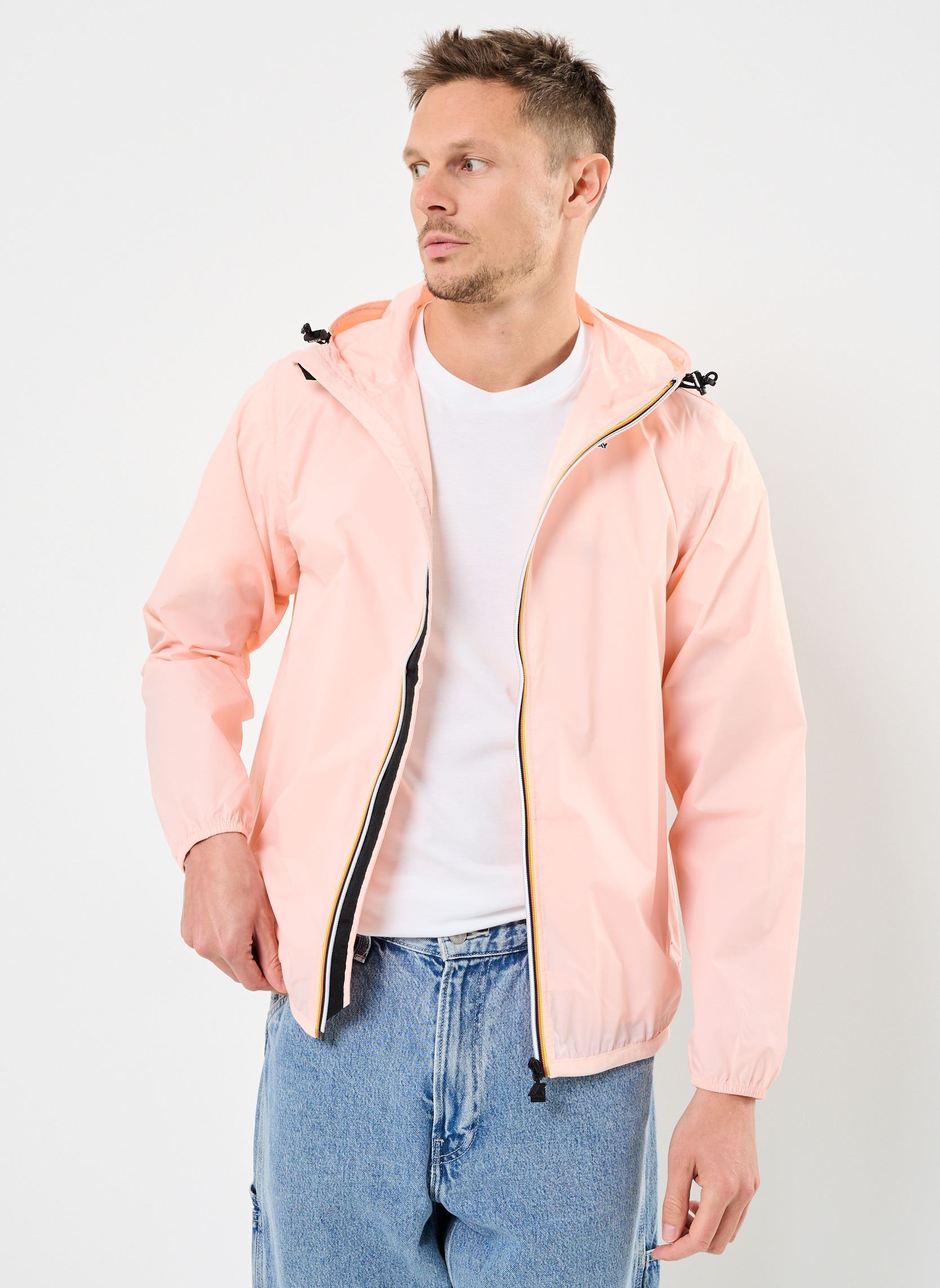 Wasserdichte Jacken Le Vrai 3.0 Claude M - Unisexe herren rosa K-Way Wasserdichte Jacken Le Vrai 3.0 Claude M - Unisexe herren rosa PINK DAFNE