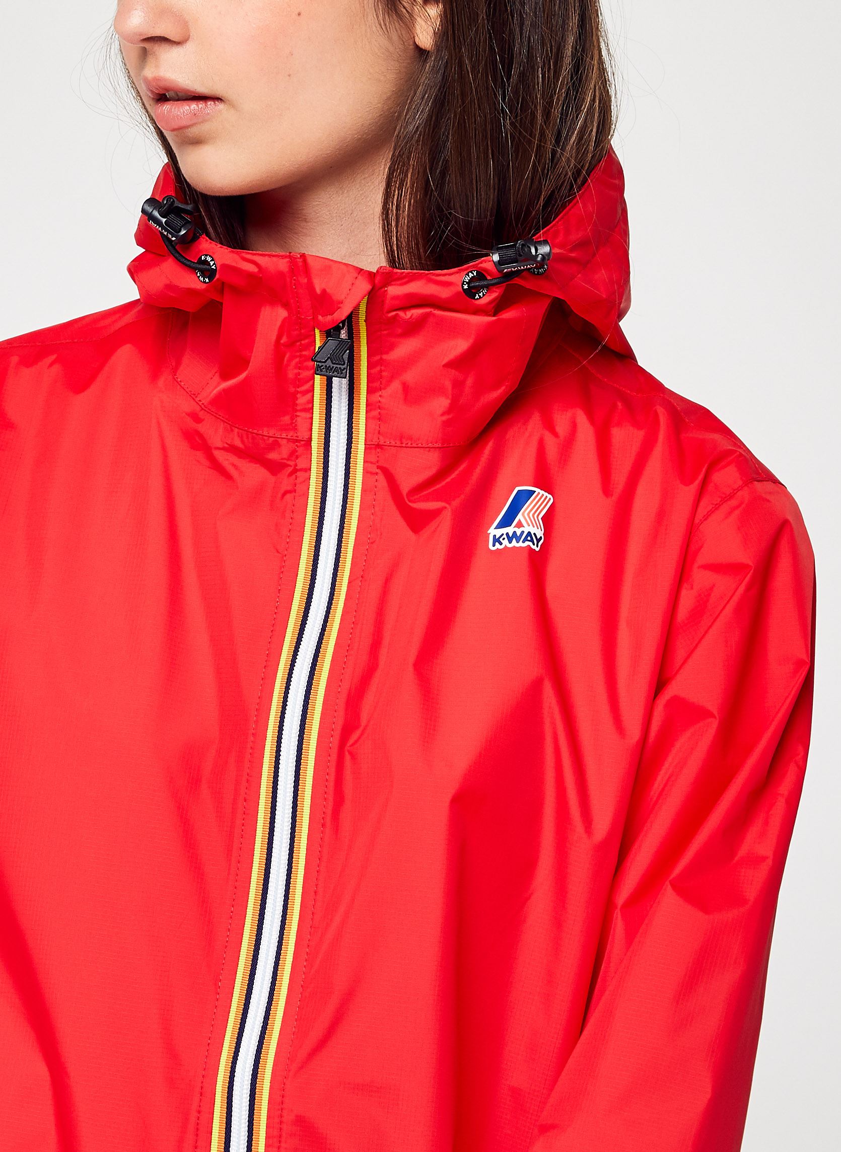 Vestes imperméable Le Vrai 3.0 Claude W - Unisexe femme rouge K-Way Vestes imperméable Le Vrai 3.0 Claude W - Unisexe femme rouge RED