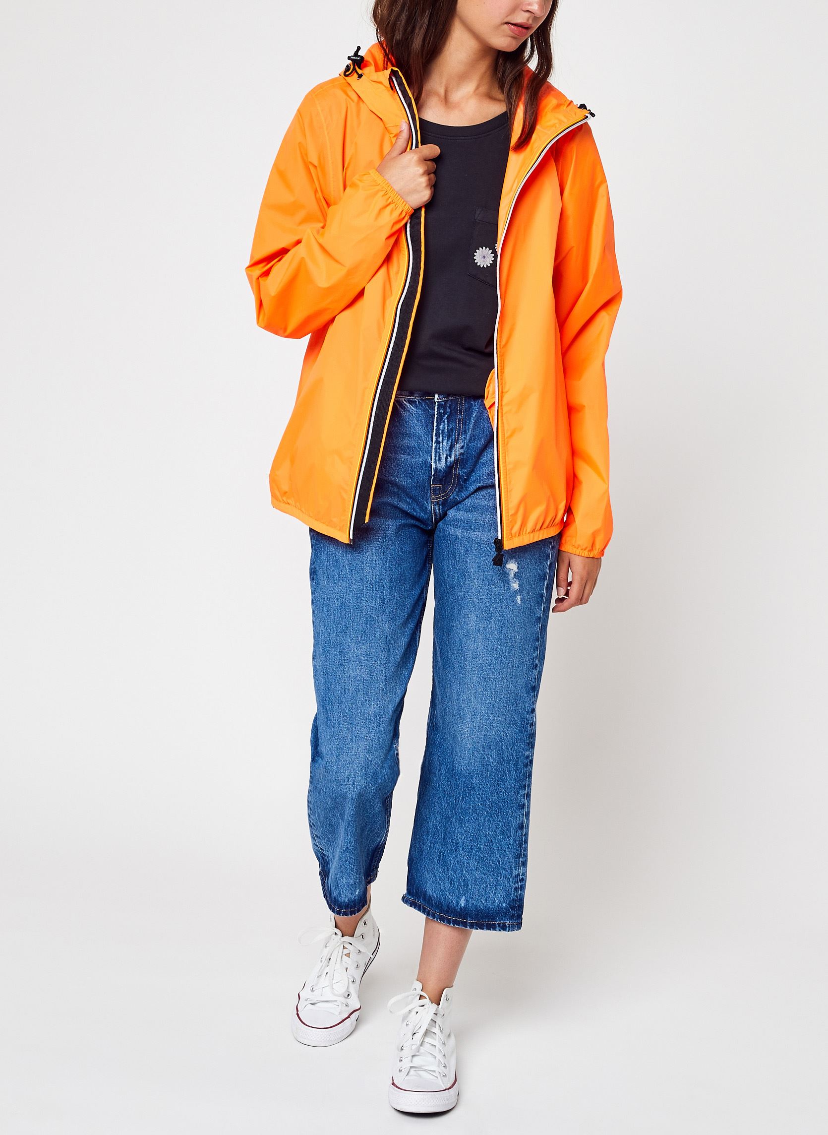 Vestes imperméable Le Vrai 3.0 Claude W - Unisexe femme orange K-Way Vestes imperméable Le Vrai 3.0 Claude W - Unisexe femme orange ORANGE LT