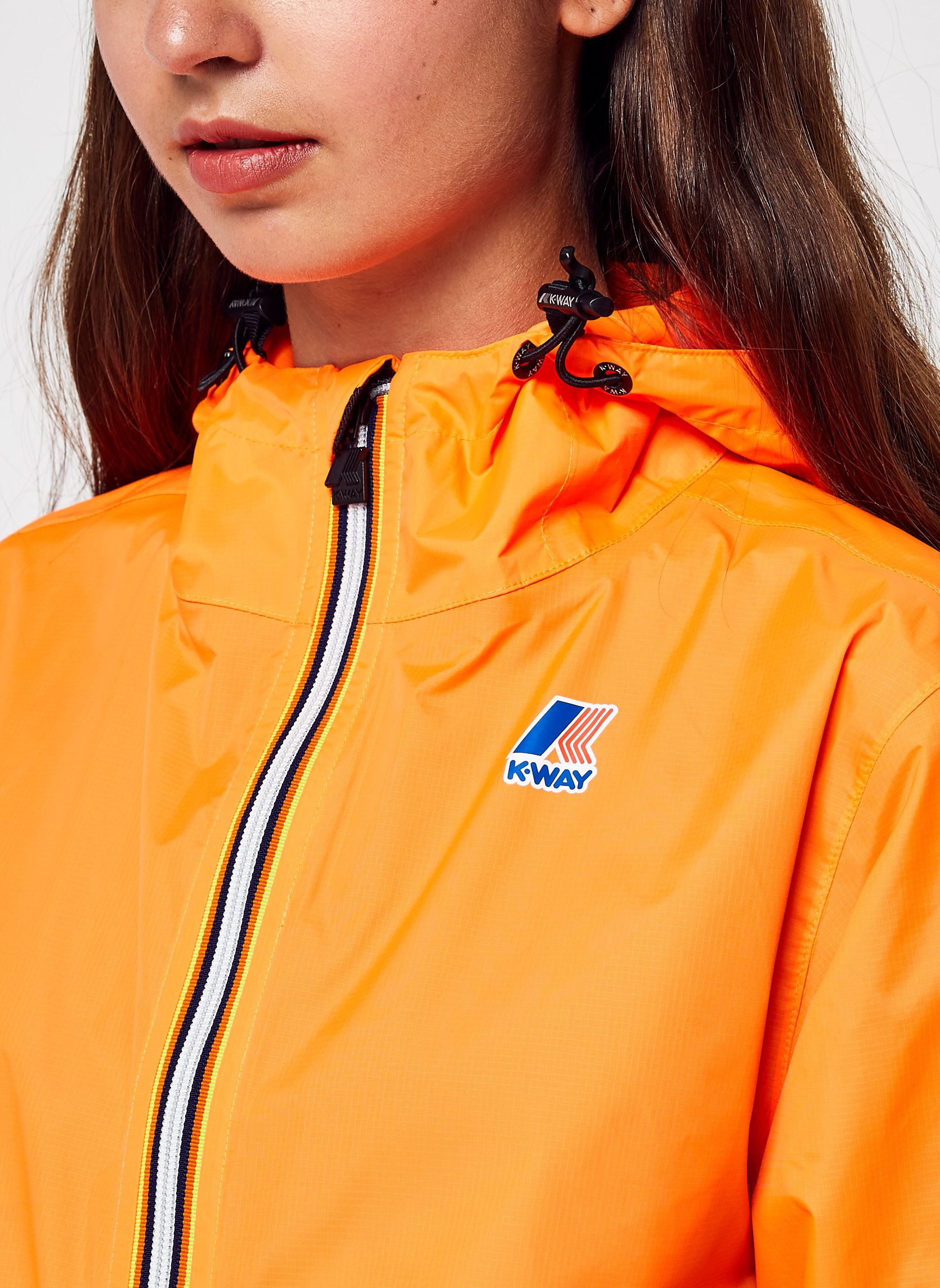 Vestes imperméable Le Vrai 3.0 Claude W - Unisexe femme orange K-Way Vestes imperméable Le Vrai 3.0 Claude W - Unisexe femme orange ORANGE LT