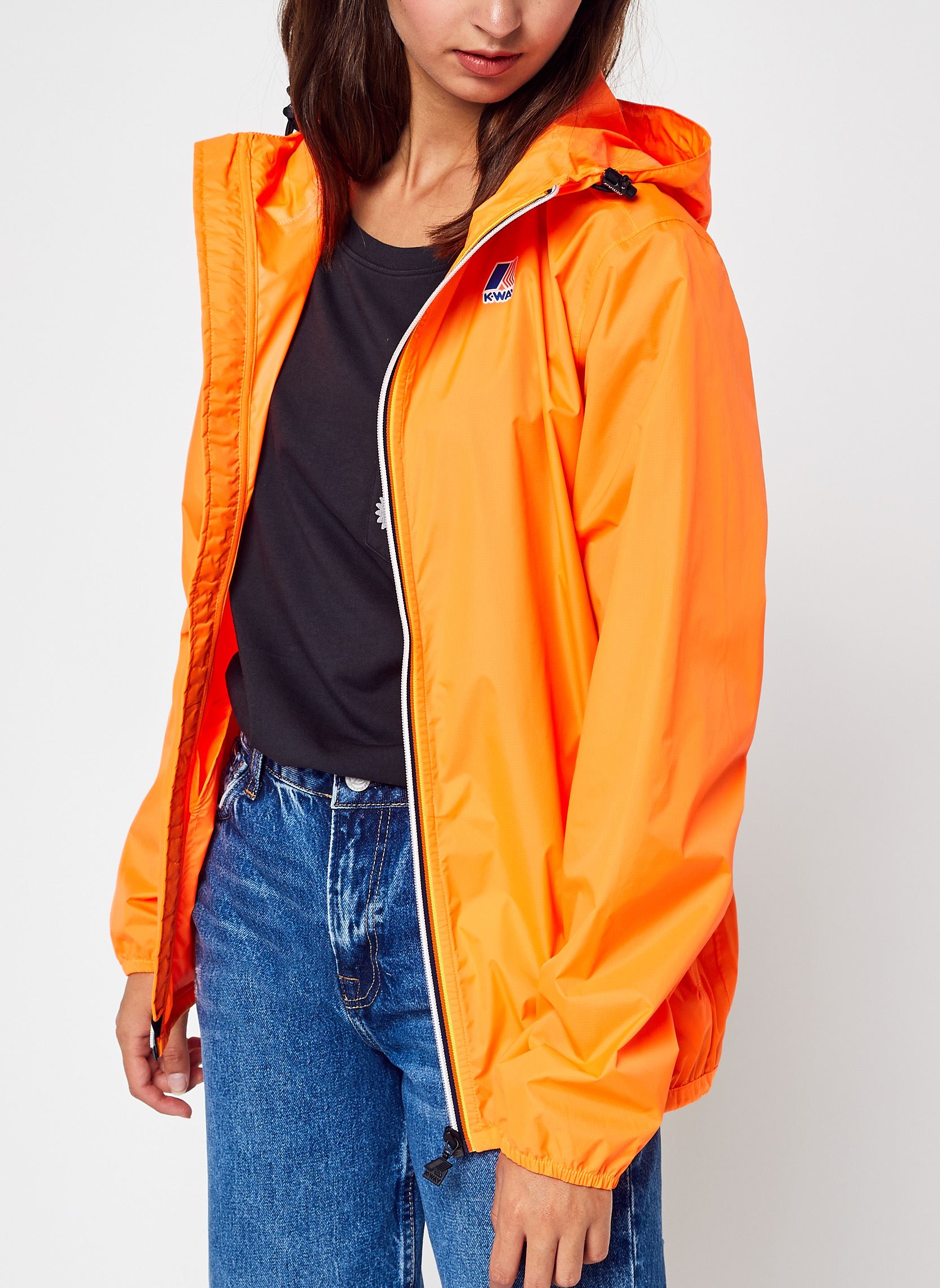 Vestes imperméable Le Vrai 3.0 Claude W - Unisexe femme orange K-Way Vestes imperméable Le Vrai 3.0 Claude W - Unisexe femme orange ORANGE LT