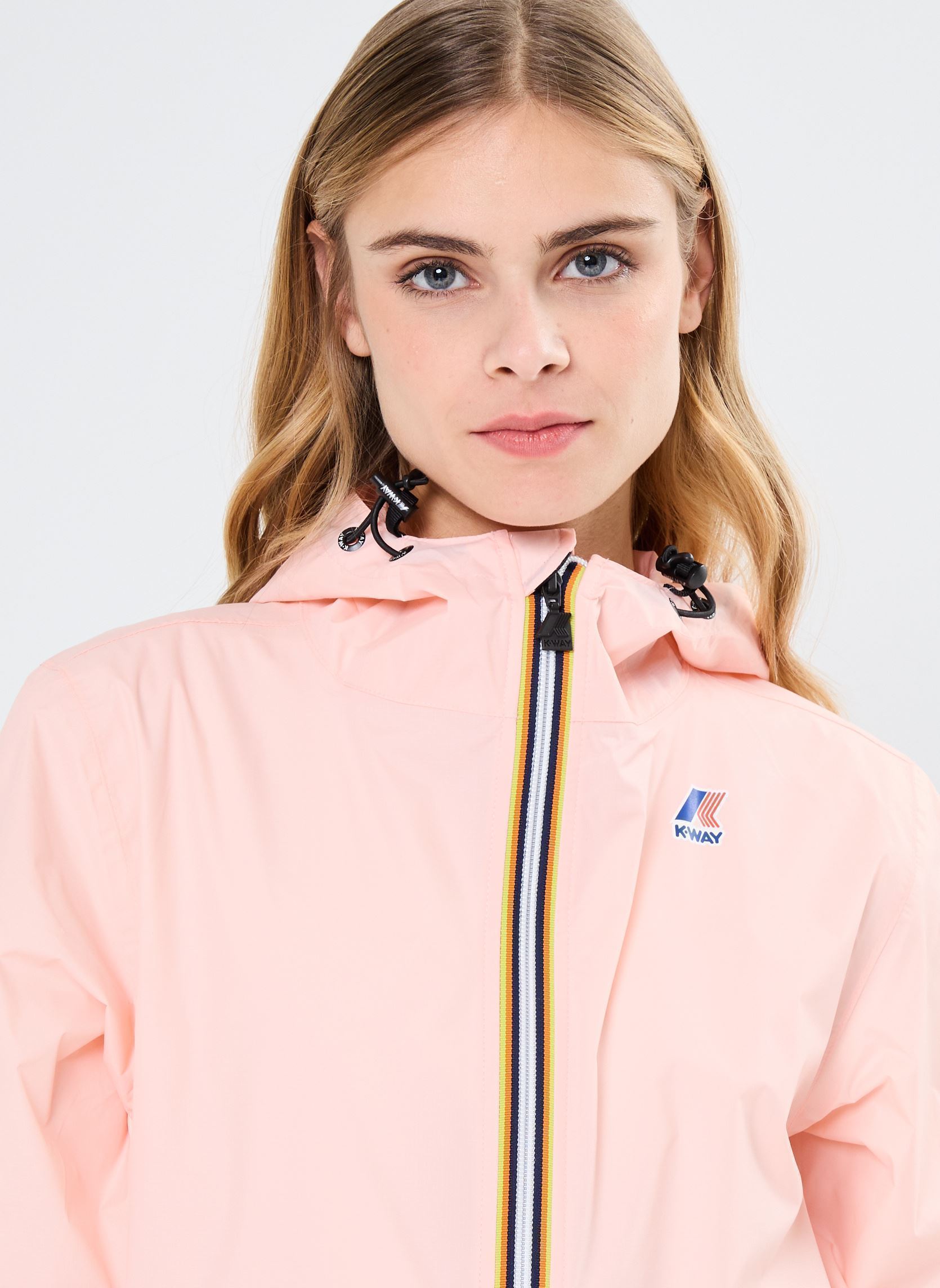 Vestes imperméable Le Vrai 3.0 Claude W - Unisexe femme rose K-Way Vestes imperméable Le Vrai 3.0 Claude W - Unisexe femme rose Pink Dafne
