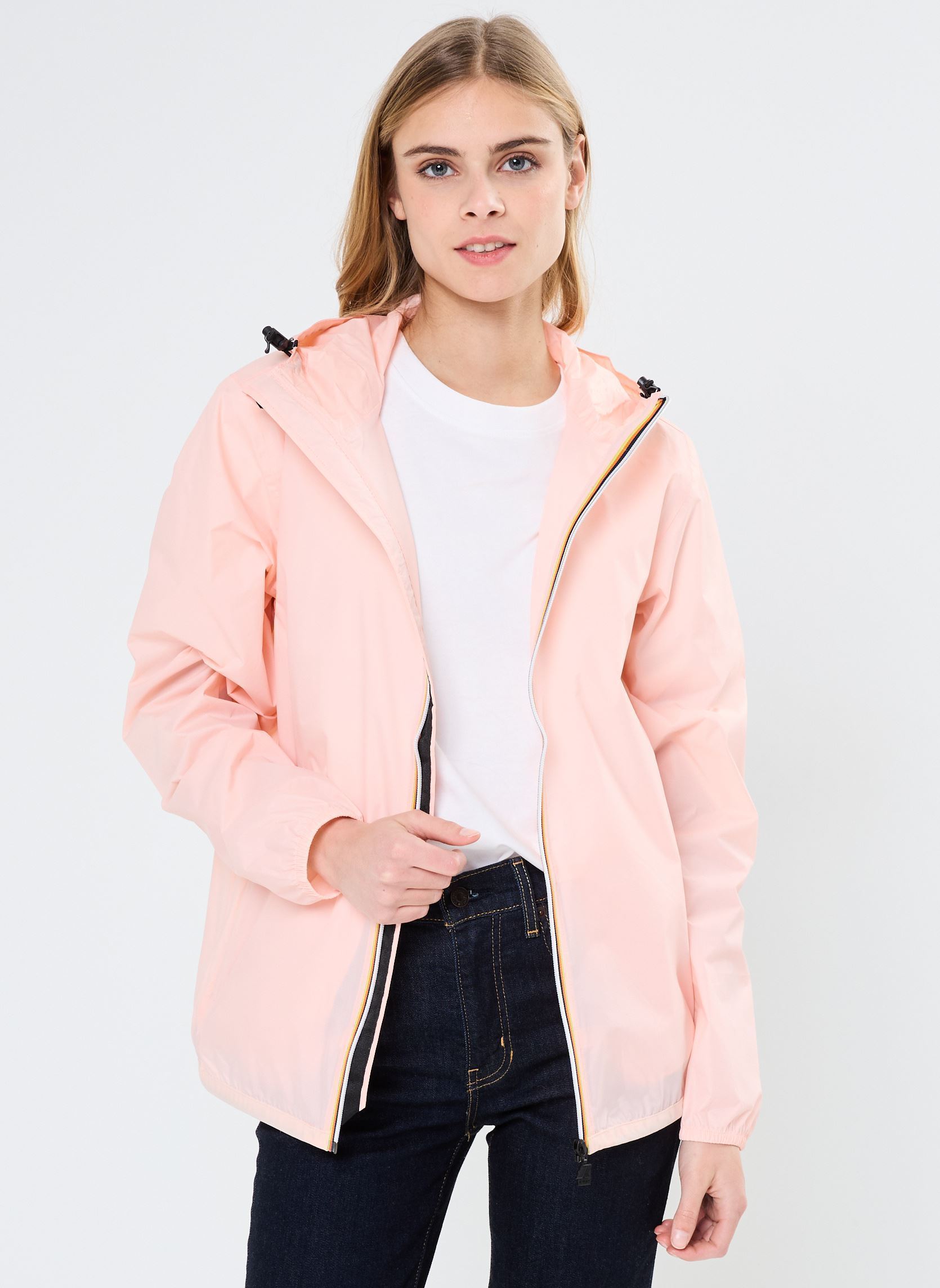 Vestes imperméable Le Vrai 3.0 Claude W - Unisexe femme rose K-Way Vestes imperméable Le Vrai 3.0 Claude W - Unisexe femme rose Pink Dafne