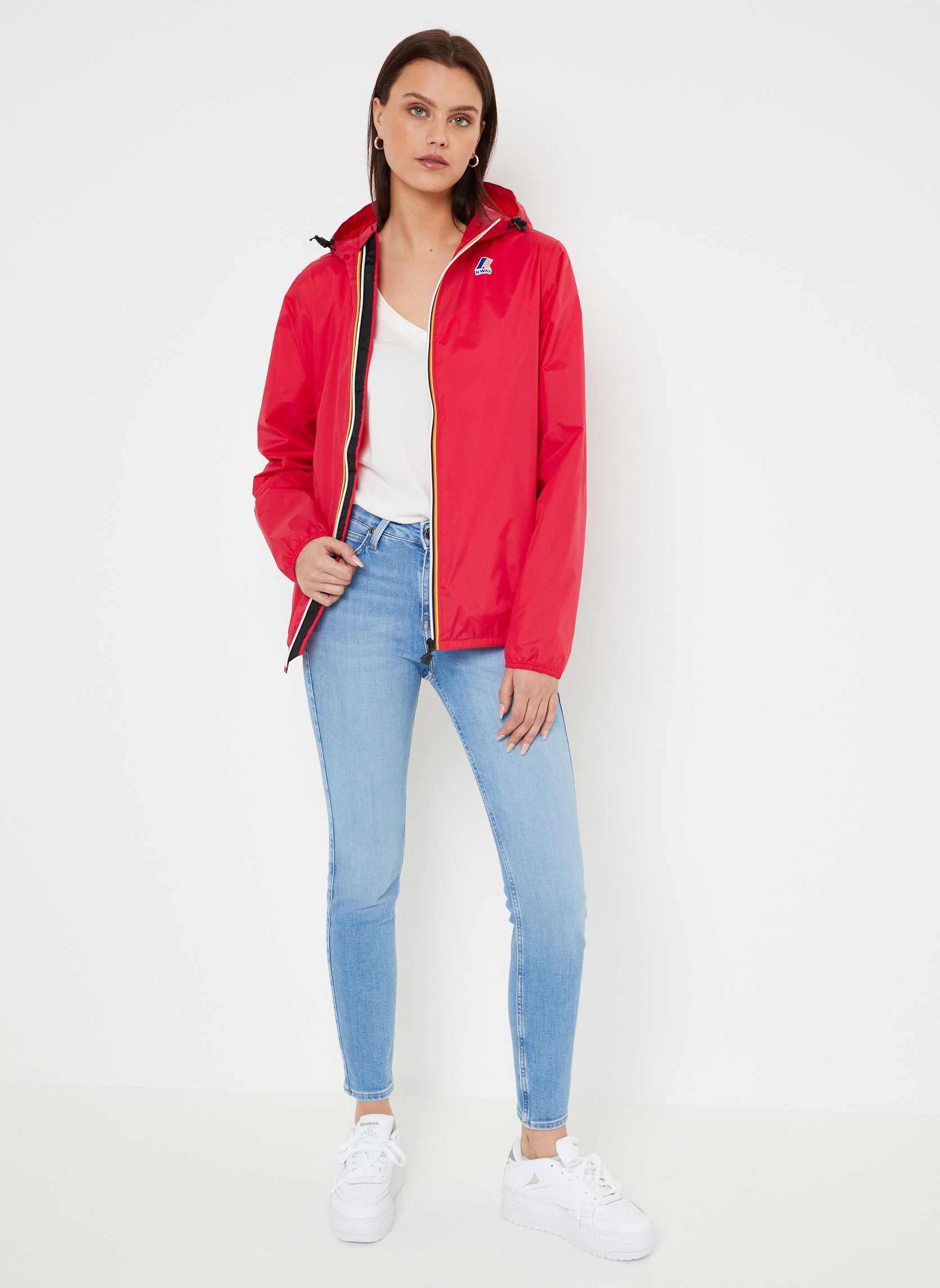 Regenjacken Le Vrai 3.0 Claude W - Unisexe damen rot K-Way Regenjacken Le Vrai 3.0 Claude W - Unisexe damen rot X5Y RED CHERRY