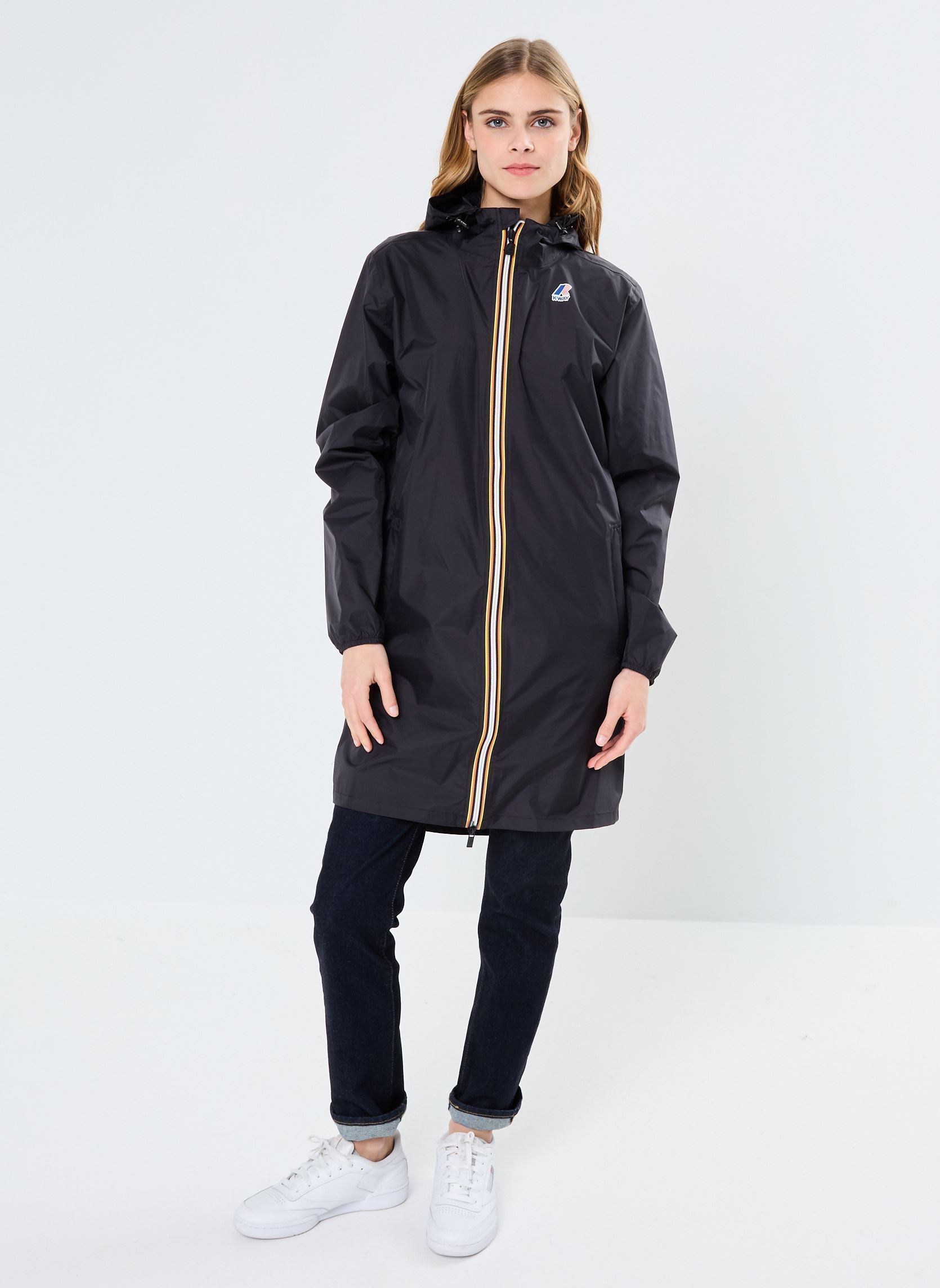 Manteau Imperméable Femme KQIVAM - Coupe Grande Taille, Capuche, Doublure Chaude Pour Automne Et Hiver
