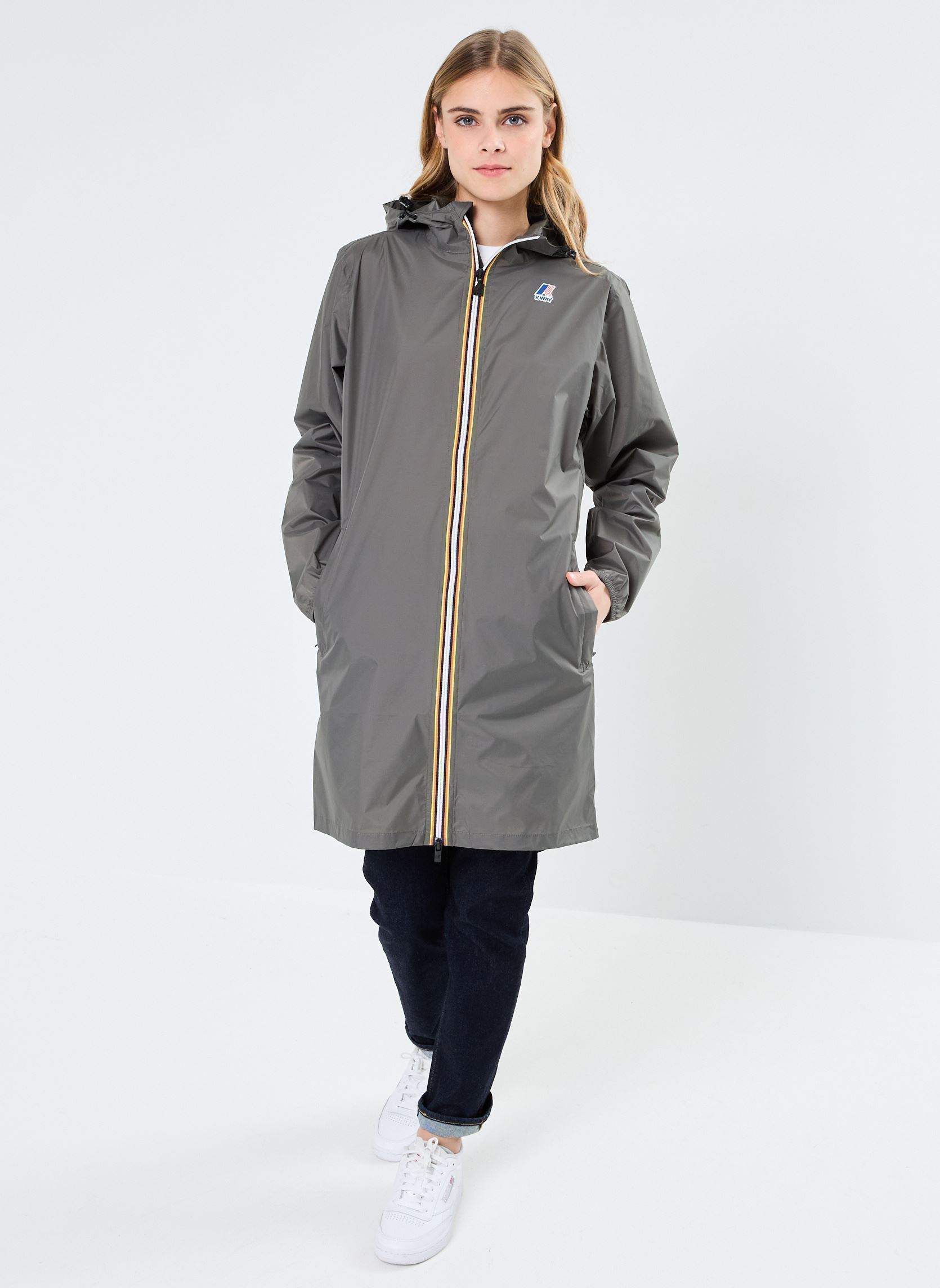 Vestes imperméable Le Vrai 3.0 Eiffel W - Unisexe femme vert K-Way Vestes imperméable Le Vrai 3.0 Eiffel W - Unisexe femme vert GREEN BLACK
