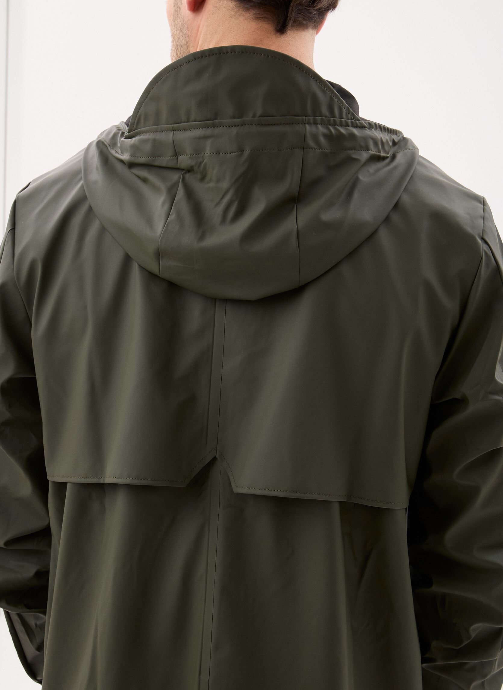 Waterdichte jassen Fishtail Parka W3 - Unisexe M heren groen Rains Waterdichte jassen Fishtail Parka W3 - Unisexe M heren groen GREEN