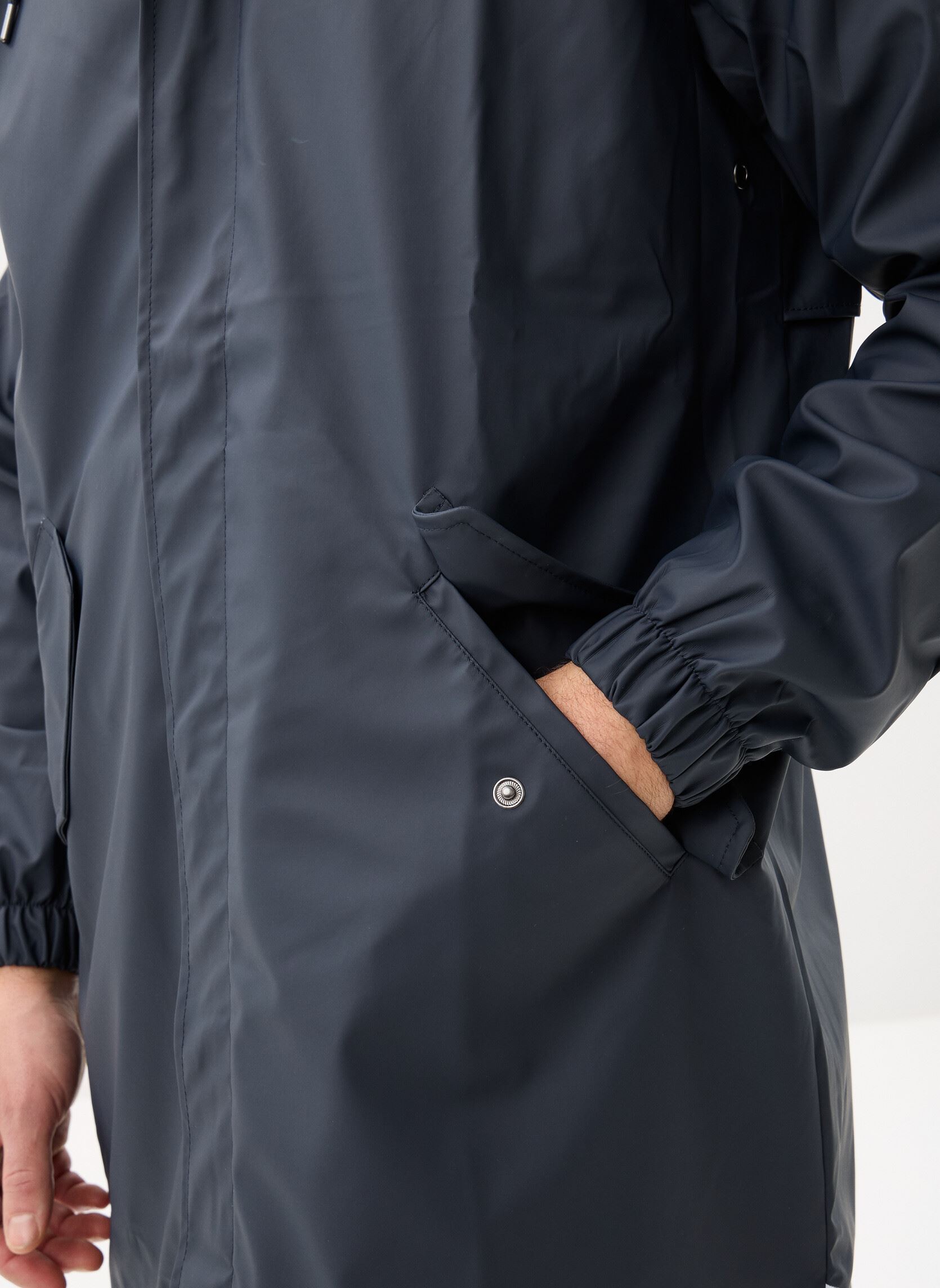 Vestes imperméables Fishtail Parka W3 - Unisexe M homme bleu Rains Vestes imperméables Fishtail Parka W3 - Unisexe M homme bleu NAVY