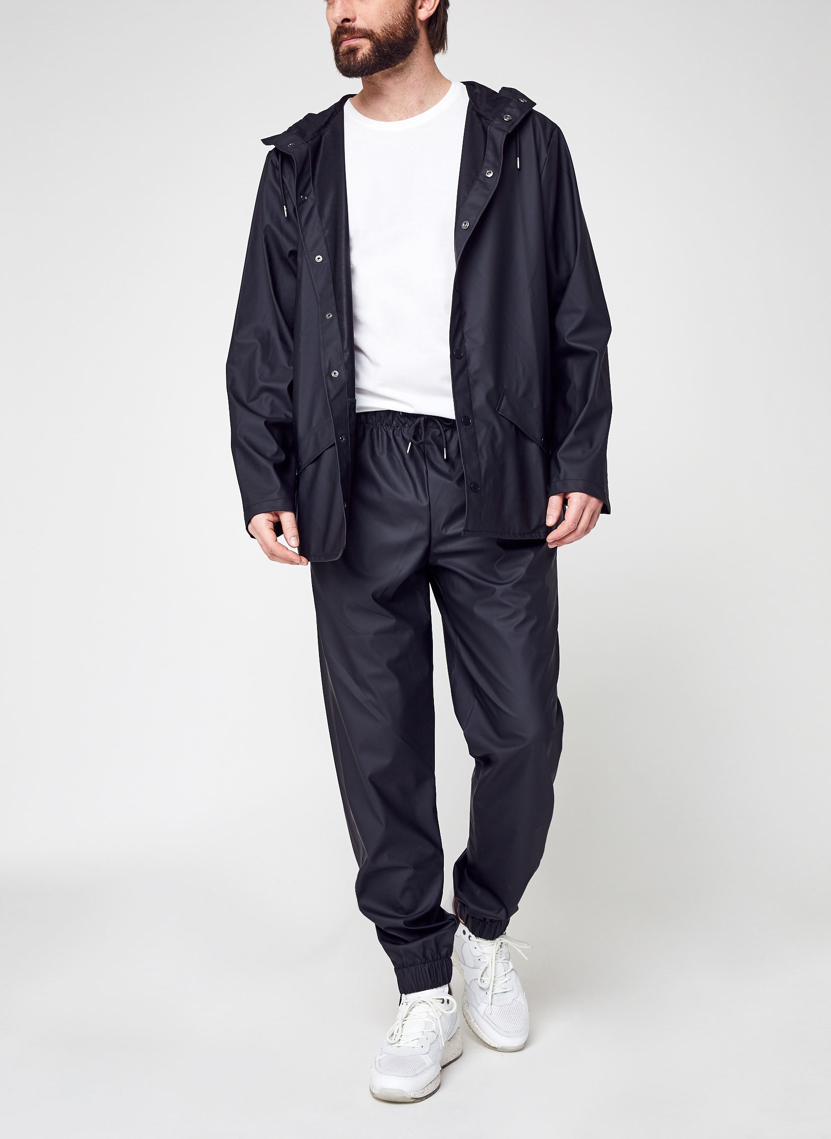 Vestes imperméables Jacket W3 - Unisexe M homme noir Rains Vestes imperméables Jacket W3 - Unisexe M homme noir BLACK