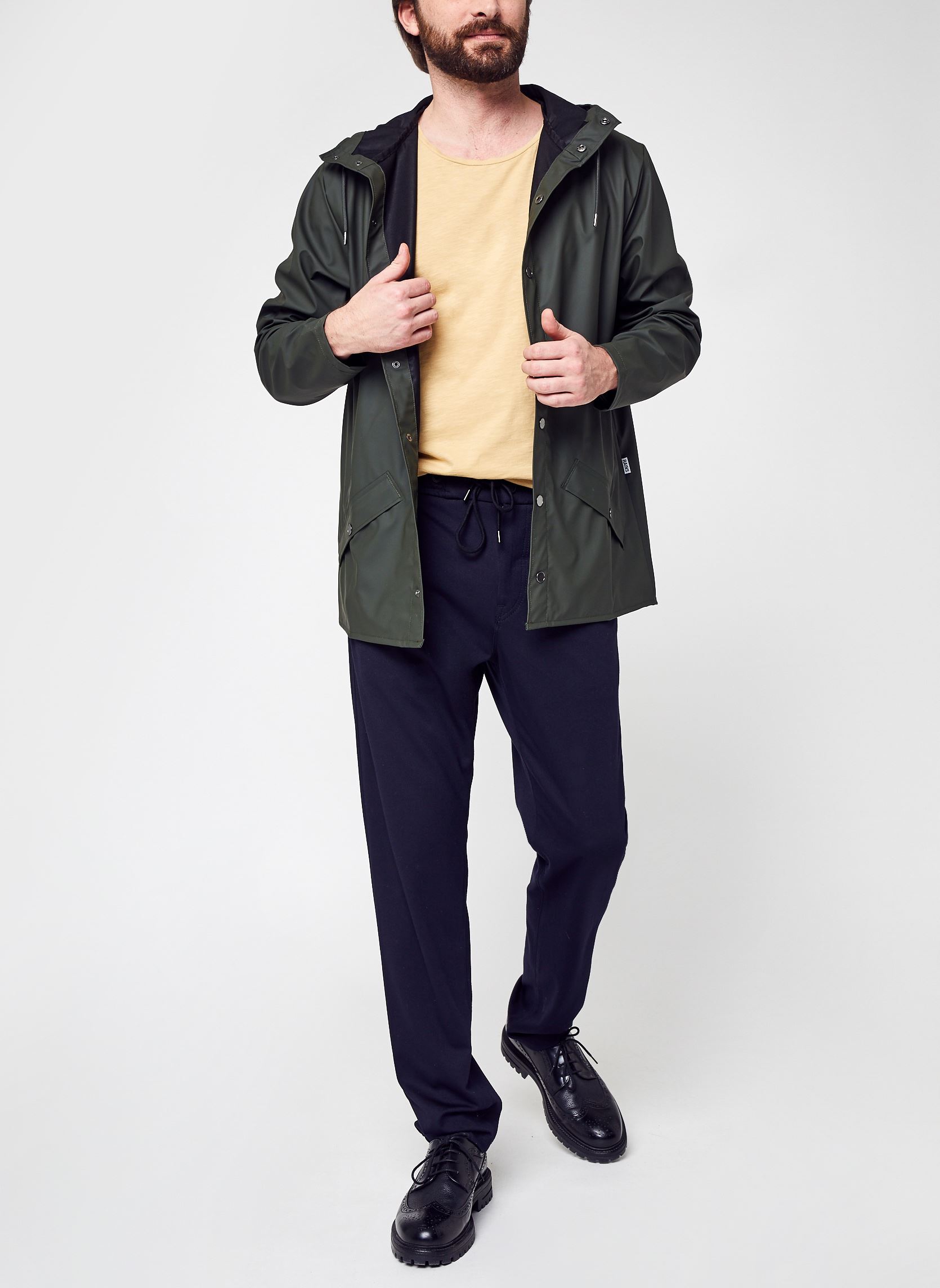 Vestes imperméables Jacket W3 - Unisexe M homme vert Rains Vestes imperméables Jacket W3 - Unisexe M homme vert GREEN