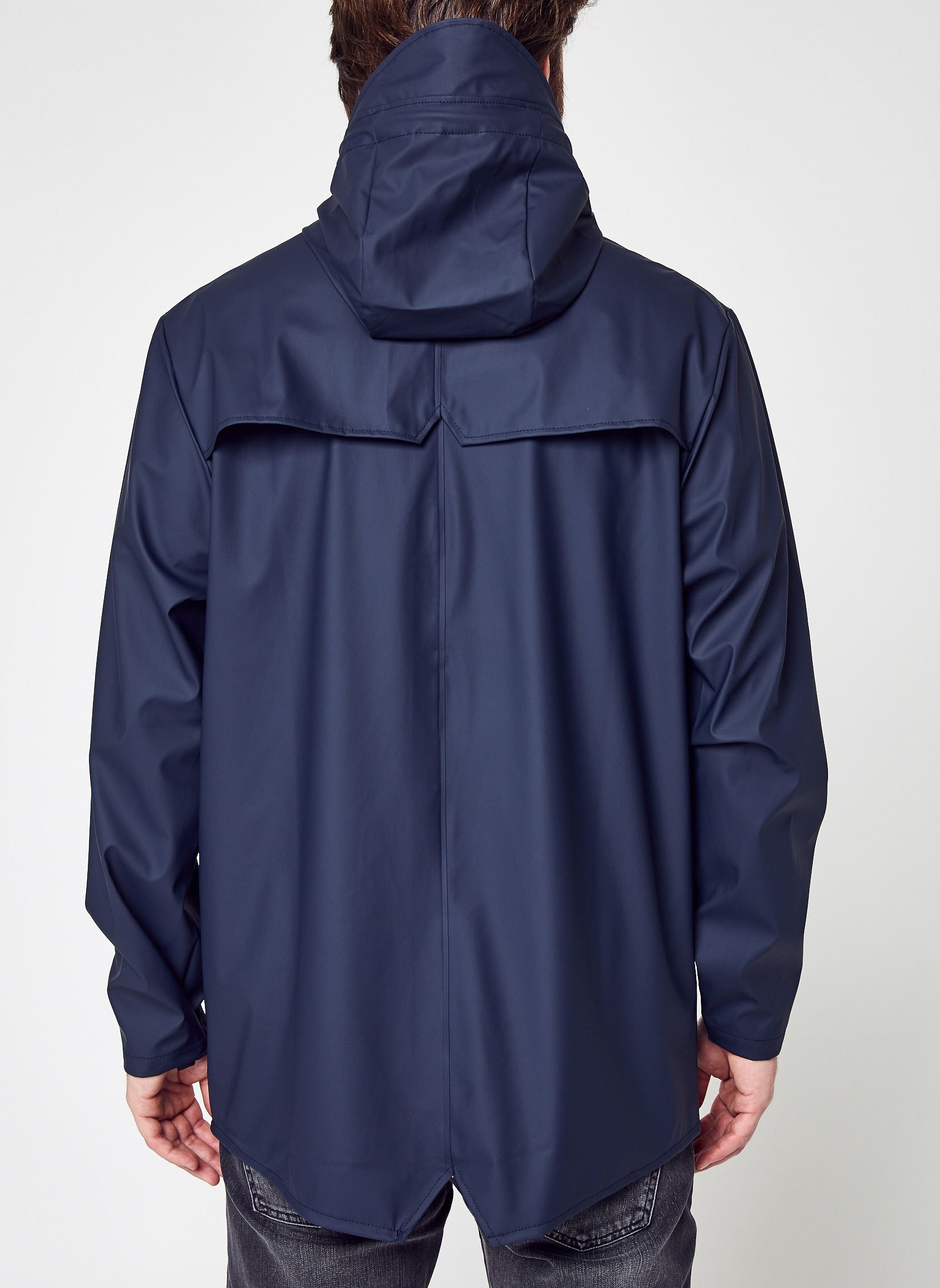 Vestes imperméables Jacket W3 - Unisexe M homme bleu Rains Vestes imperméables Jacket W3 - Unisexe M homme bleu NAVY