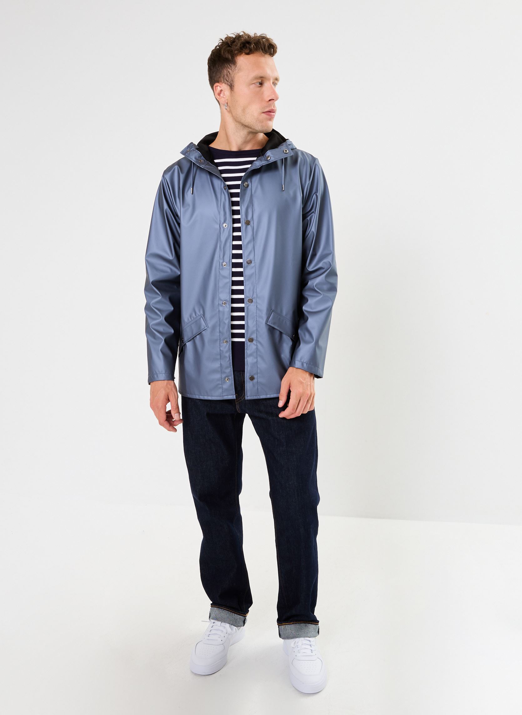 Wasserdichte Jacken Jacket W3 - Unisexe M herren blau Rains Wasserdichte Jacken Jacket W3 - Unisexe M herren blau BAY