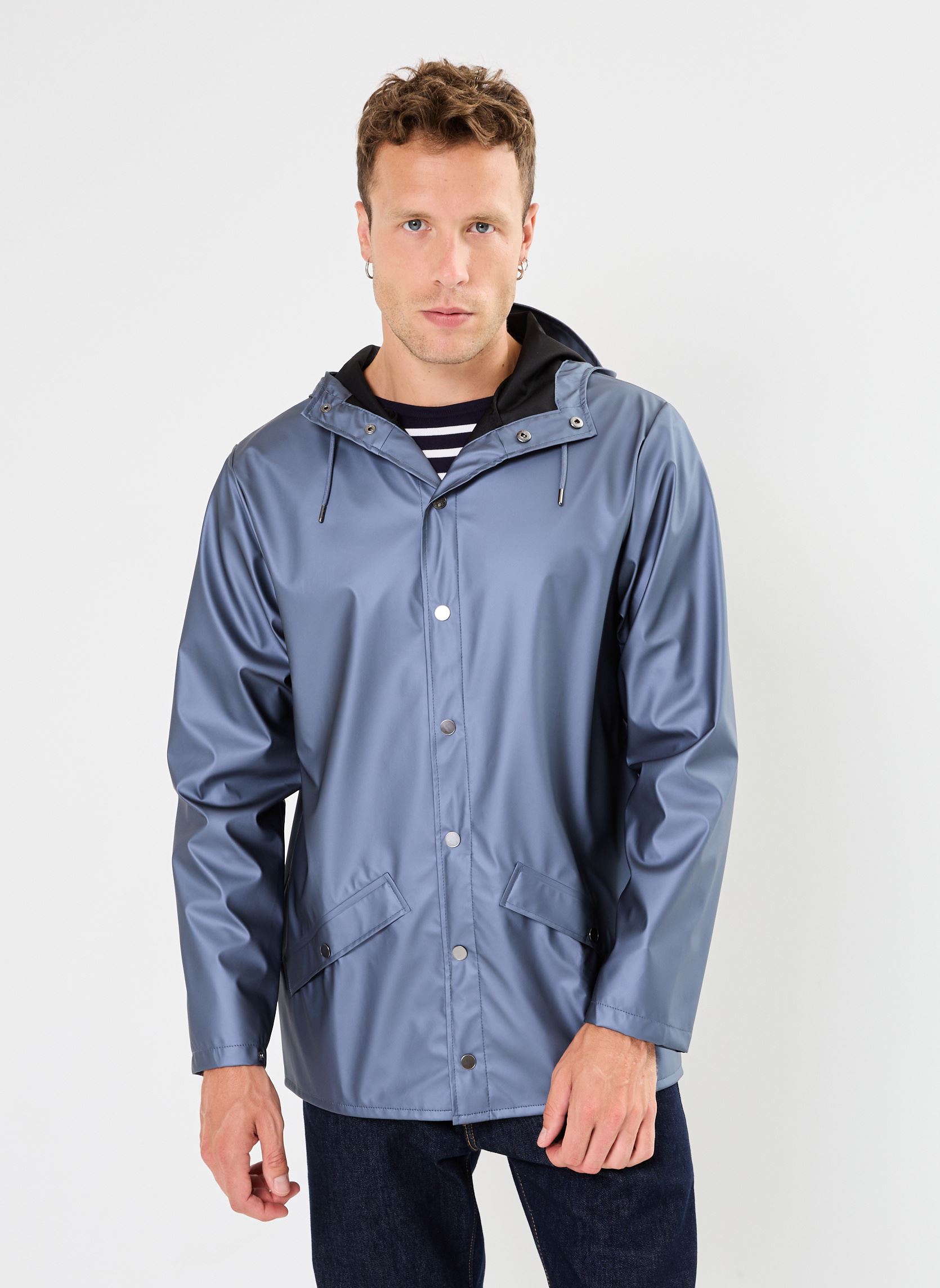 Wasserdichte Jacken Jacket W3 - Unisexe M herren blau Rains Wasserdichte Jacken Jacket W3 - Unisexe M herren blau BAY