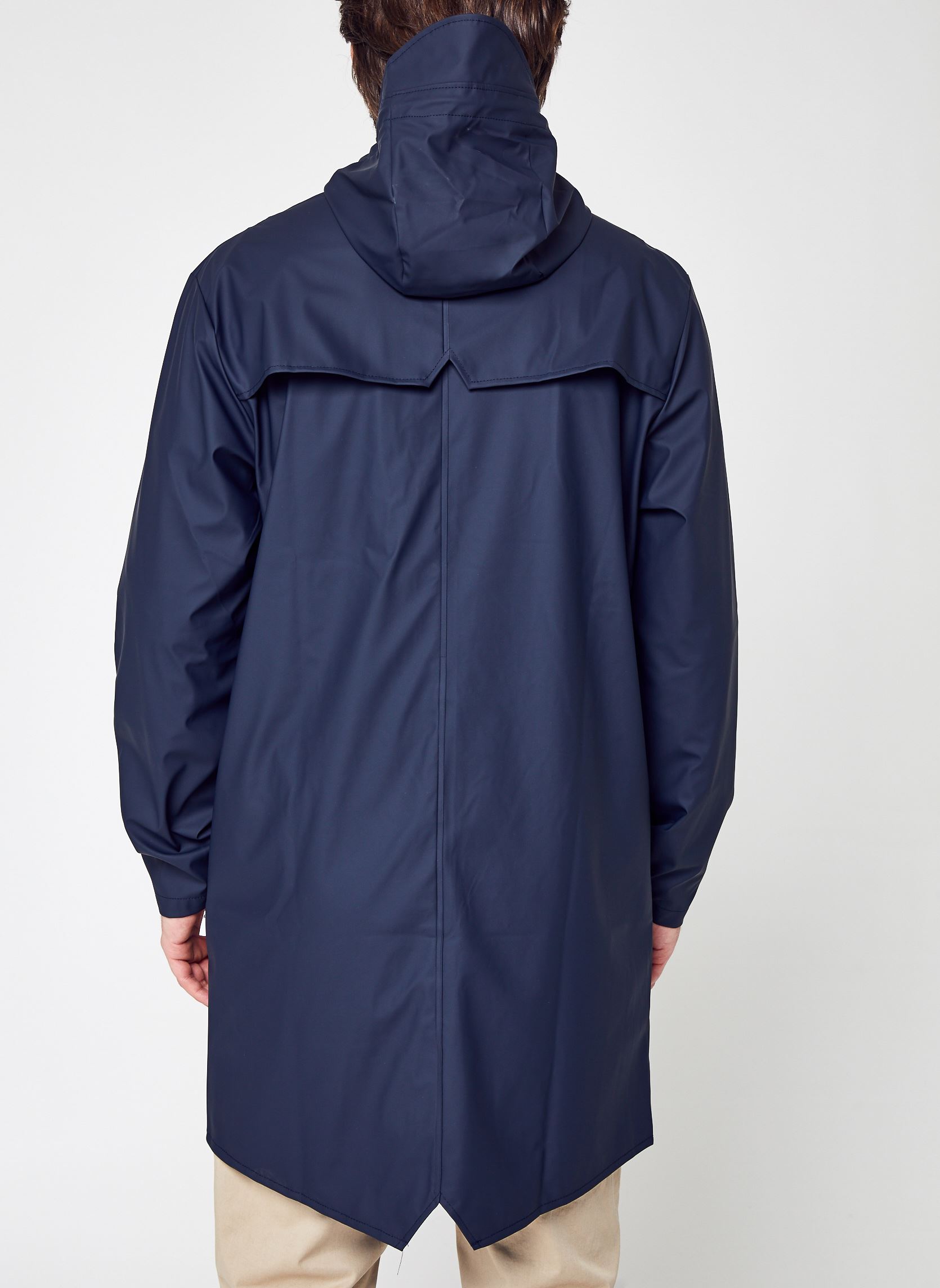 Vestes imperméables Long Jacket W3 - Unisexe M homme bleu Rains Vestes imperméables Long Jacket W3 - Unisexe M homme bleu NAVY