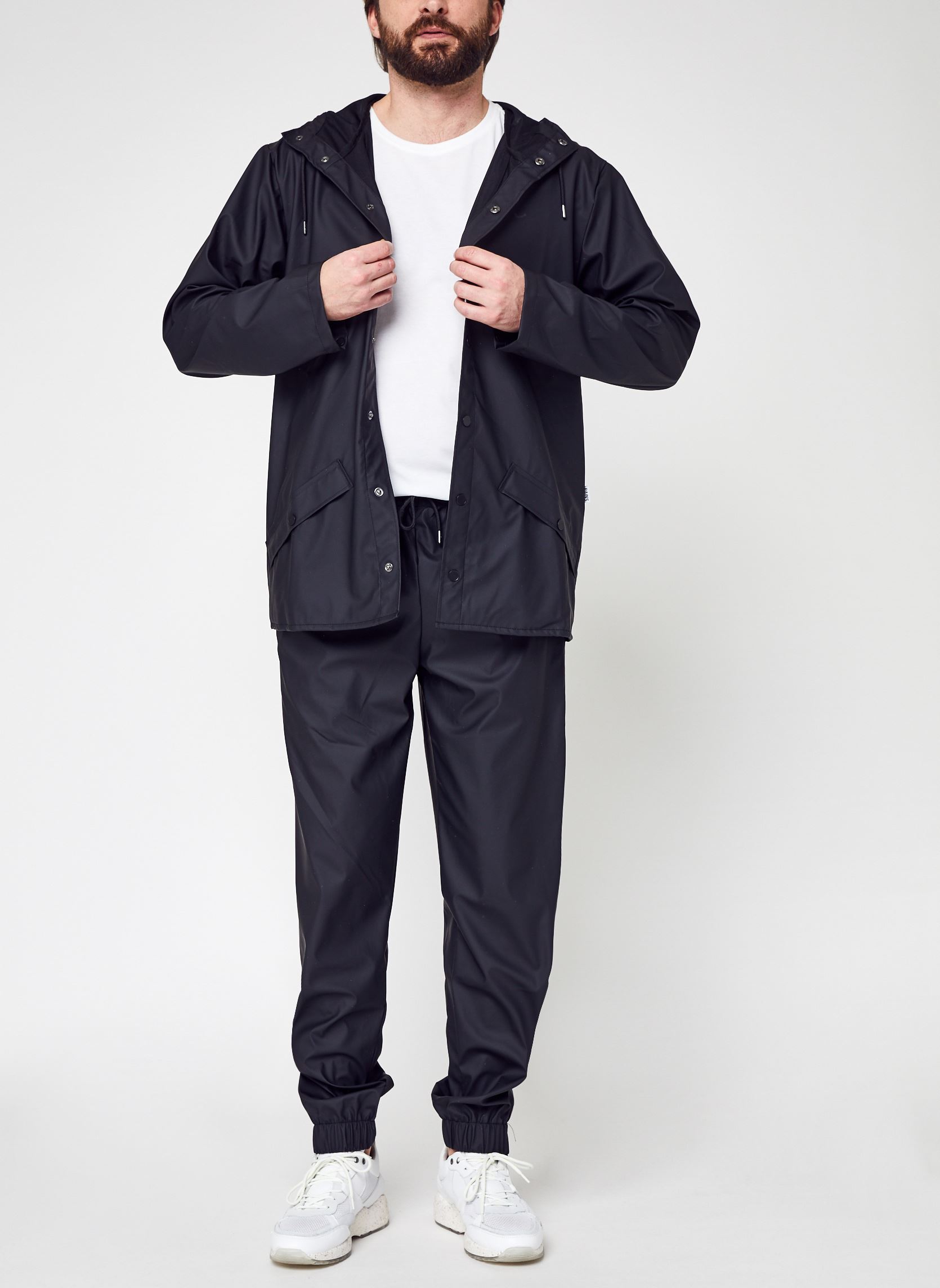Pantalons droits Rain Pants Regular W3 - Unisexe M homme noir Rains Pantalons droits Rain Pants Regular W3 - Unisexe M homme noir BLACK