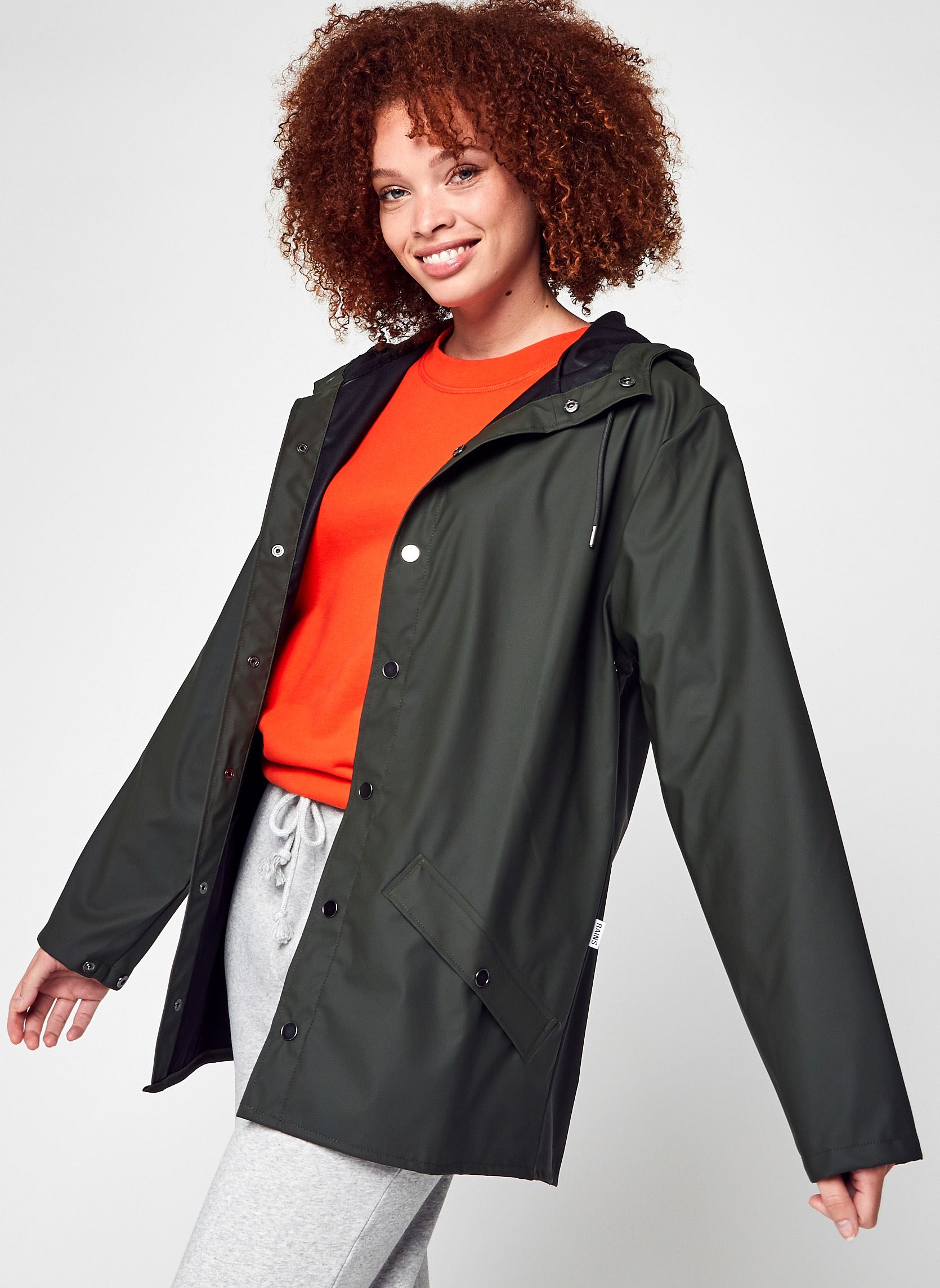 Regenjacken Jacket W3 - Unisexe grün Rains Regenjacken Jacket W3 - Unisexe grün GREEN