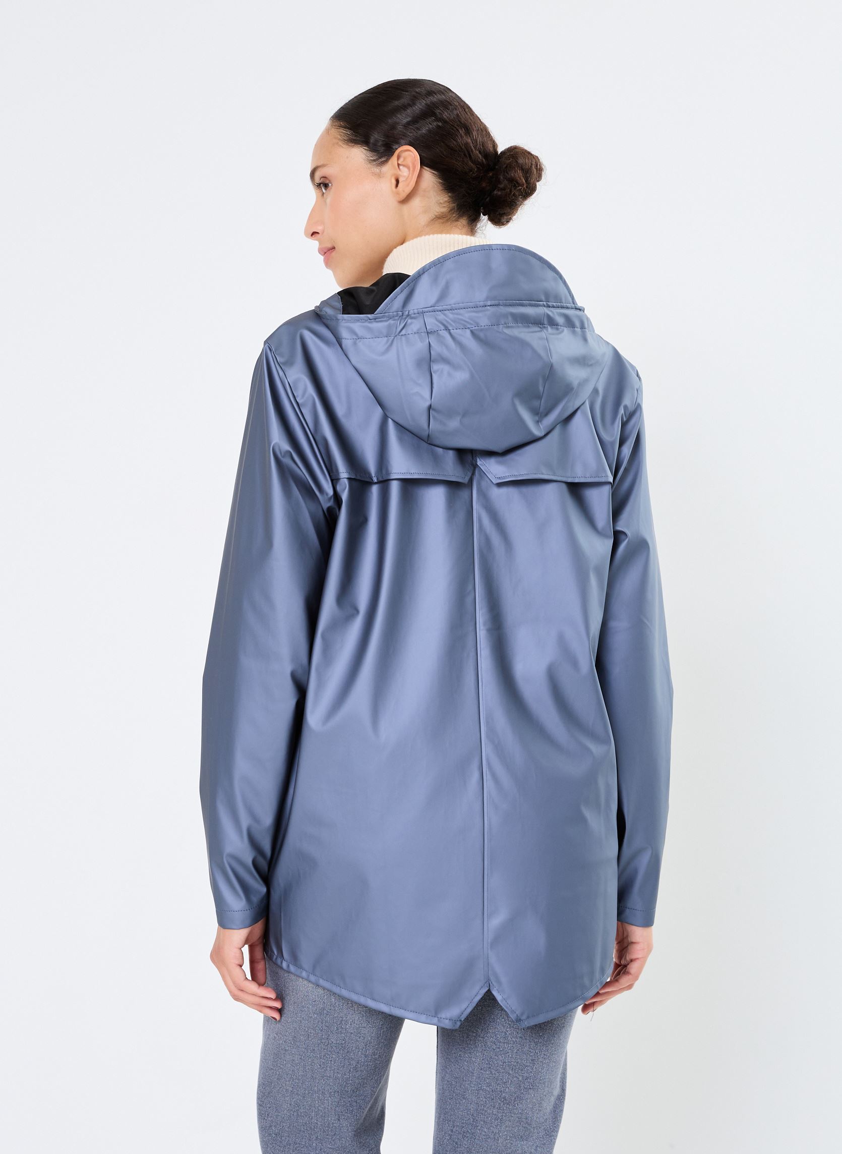 Regenjacken Jacket W3 - Unisexe blau Rains Regenjacken Jacket W3 - Unisexe blau BAY