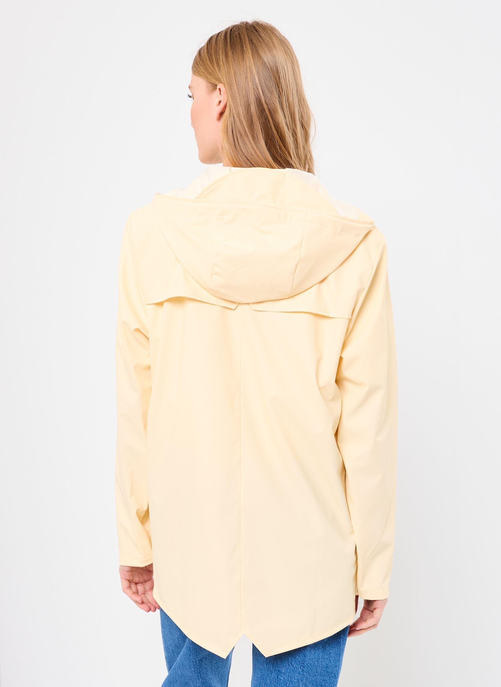 Regenjassen Jacket W3 - Unisexe dames wit Rains Regenjassen Jacket W3 - Unisexe dames wit GLEAM
