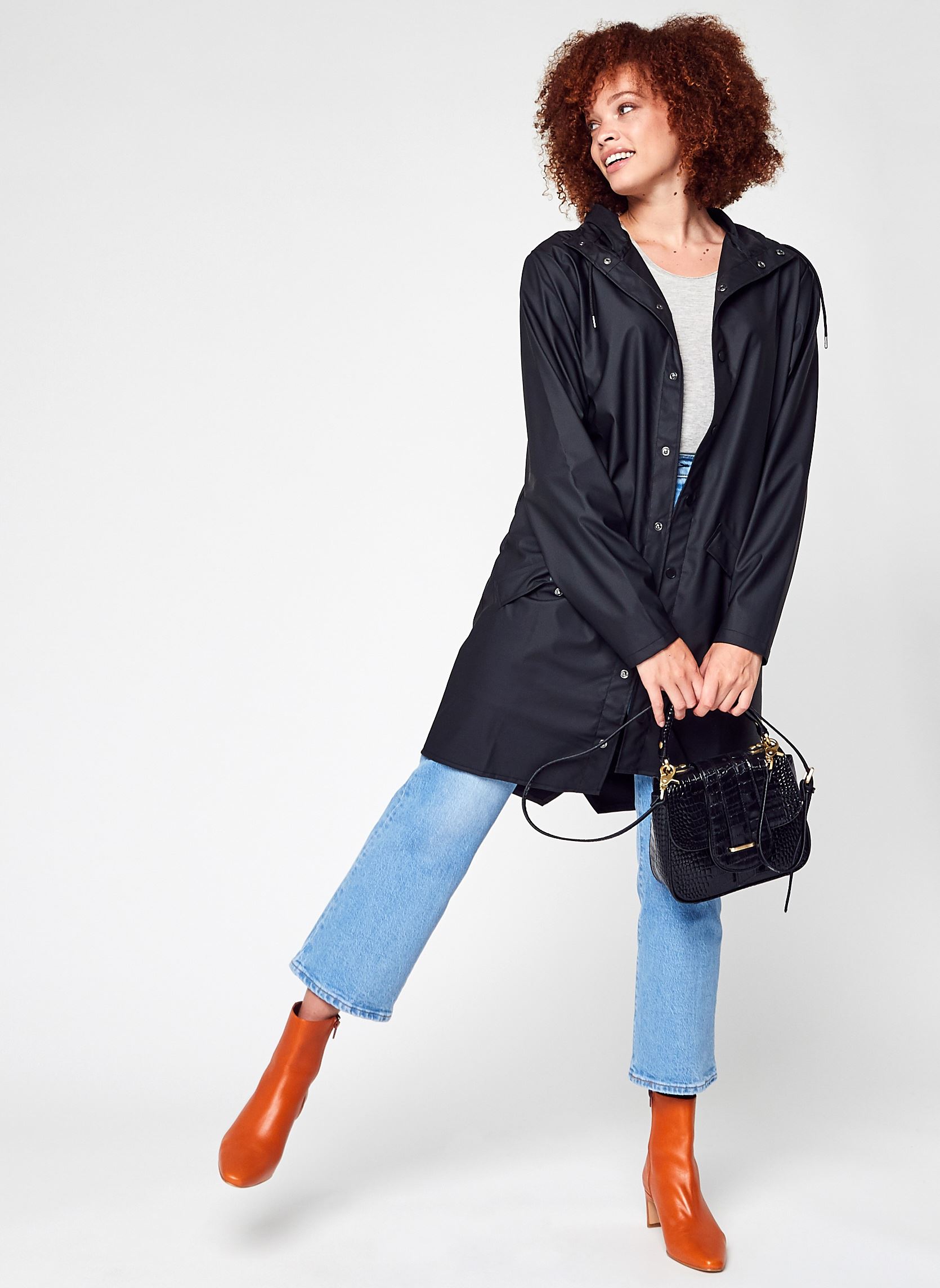 Vestes imperméable Long Jacket W3 - Unisexe noir Rains Vestes imperméable Long Jacket W3 - Unisexe noir BLACK
