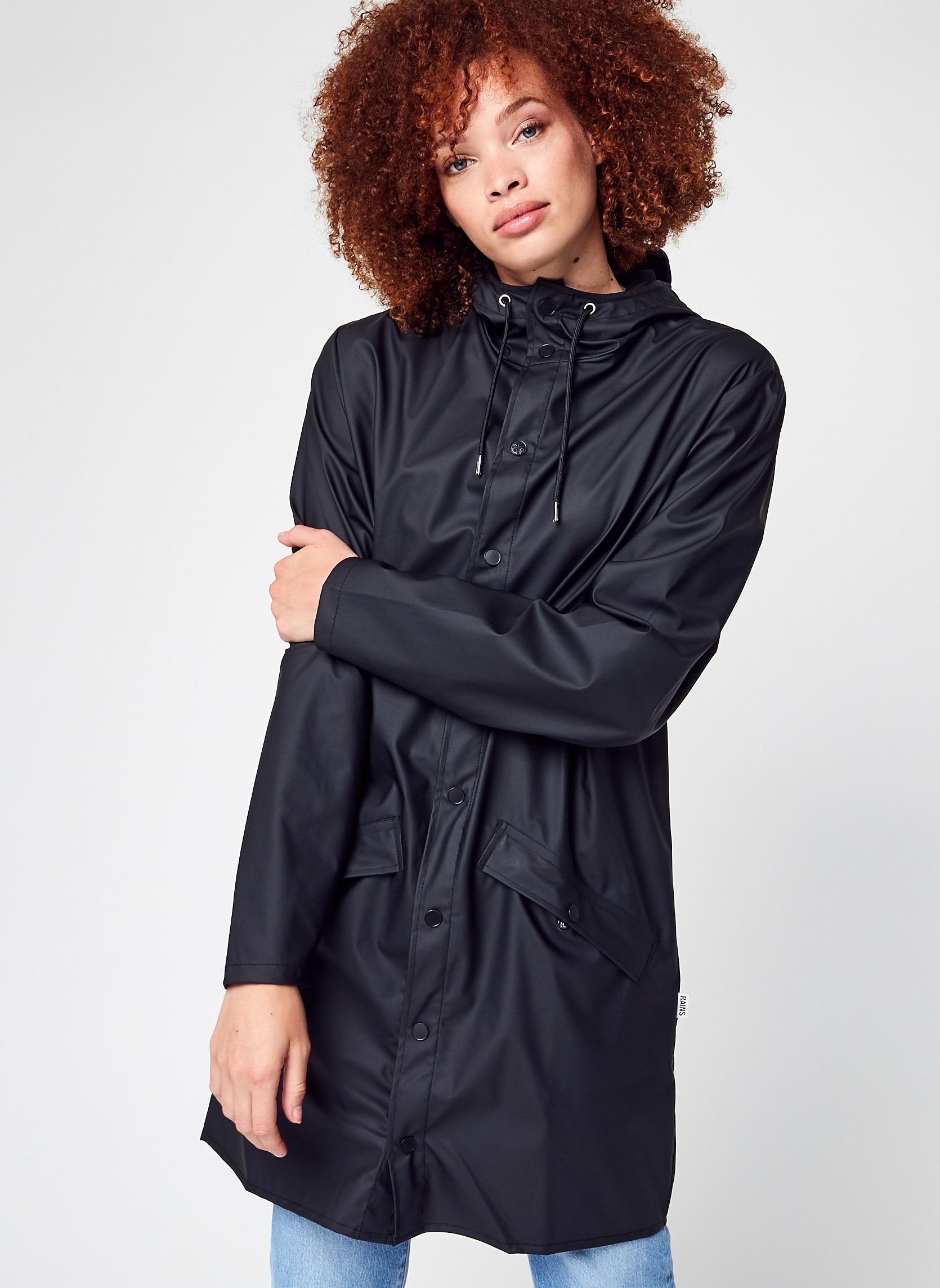Vestes imperméable Long Jacket W3 - Unisexe noir Rains Vestes imperméable Long Jacket W3 - Unisexe noir BLACK