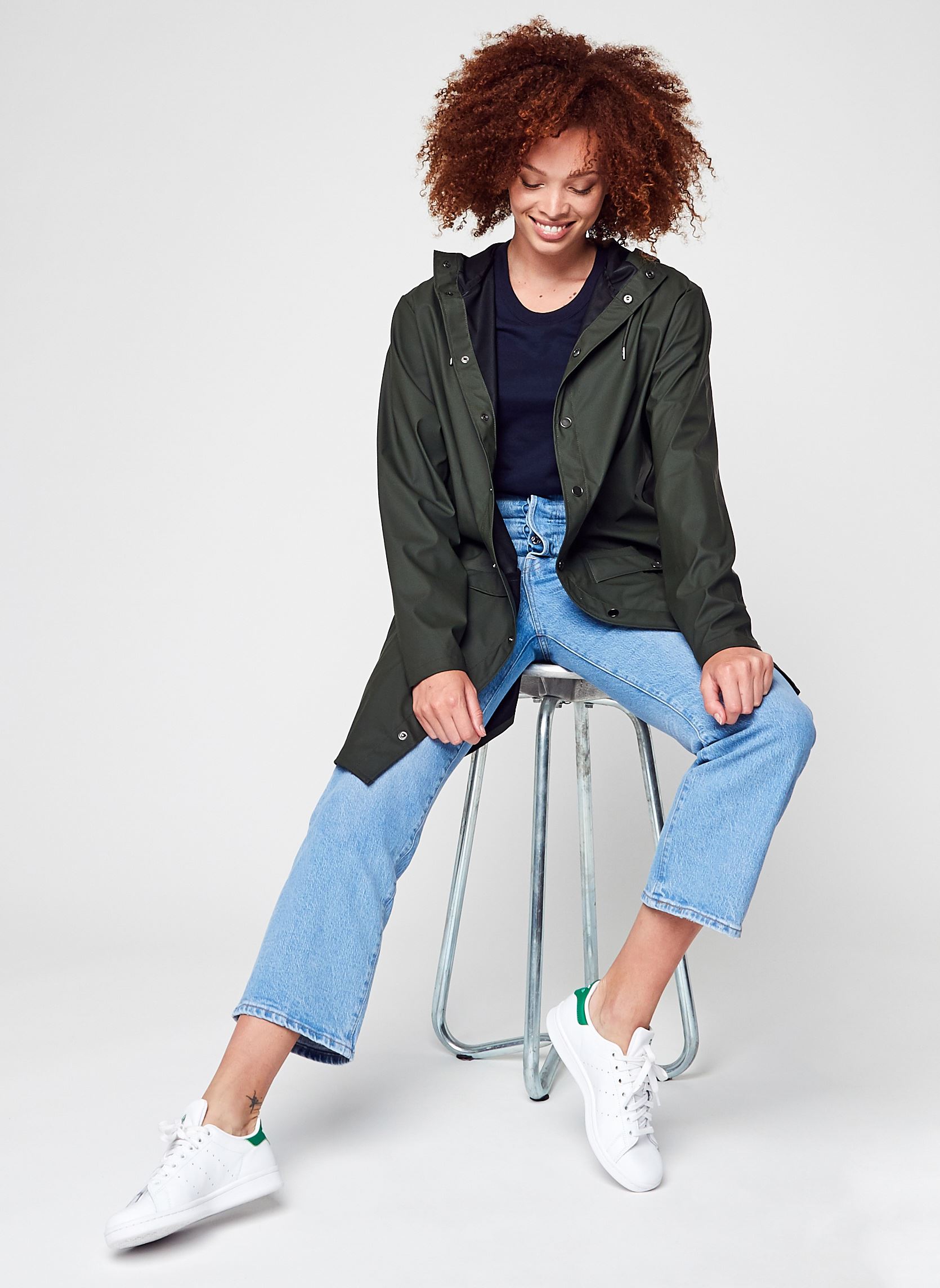 Vestes imperméable Long Jacket W3 - Unisexe vert Rains Vestes imperméable Long Jacket W3 - Unisexe vert GREEN